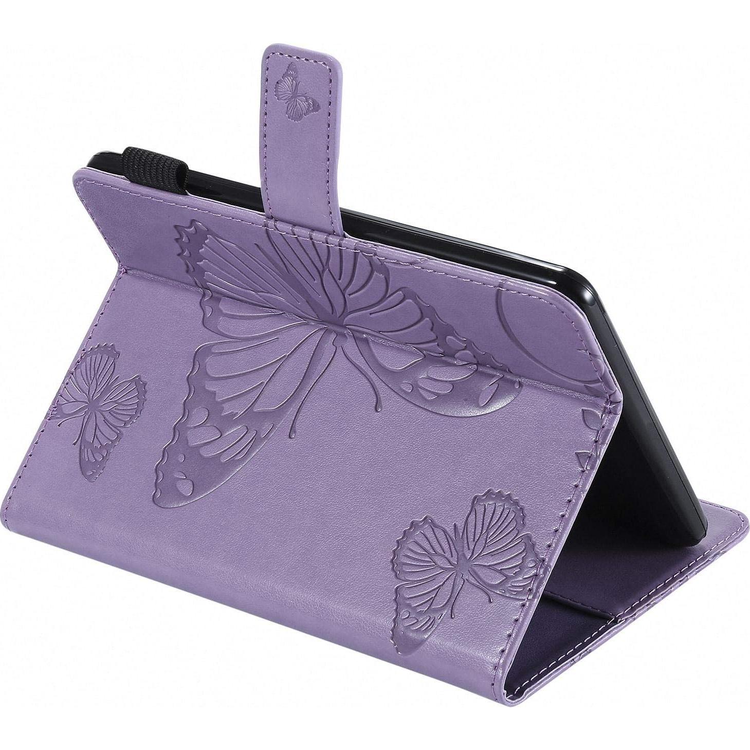 Funda de billetera Techcircle para Kindle Paperwhite 6" Lavanda