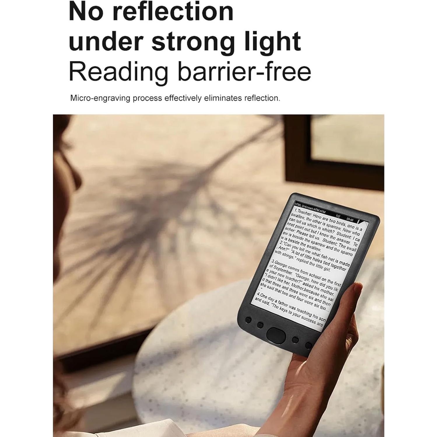 Lector eBook BK6025 Diyeeni 6" Pantalla Táctil 16GB