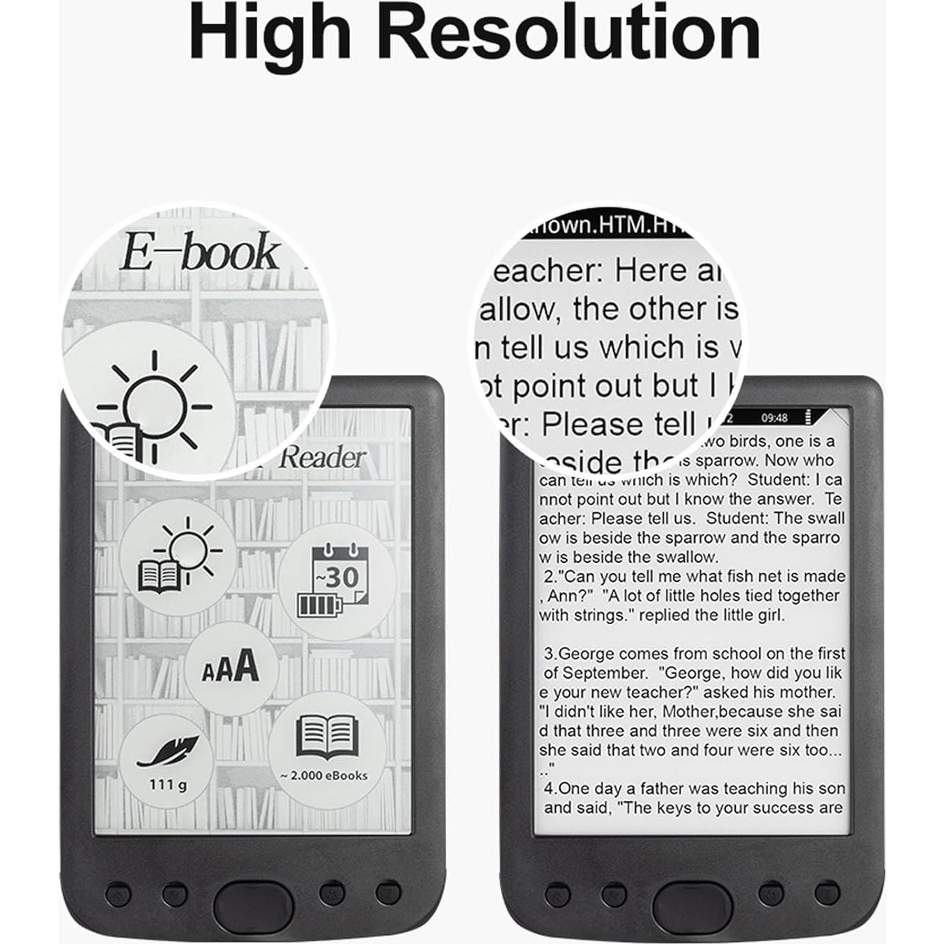 Lector eBook BK6025 Diyeeni 6" Pantalla Táctil 16GB