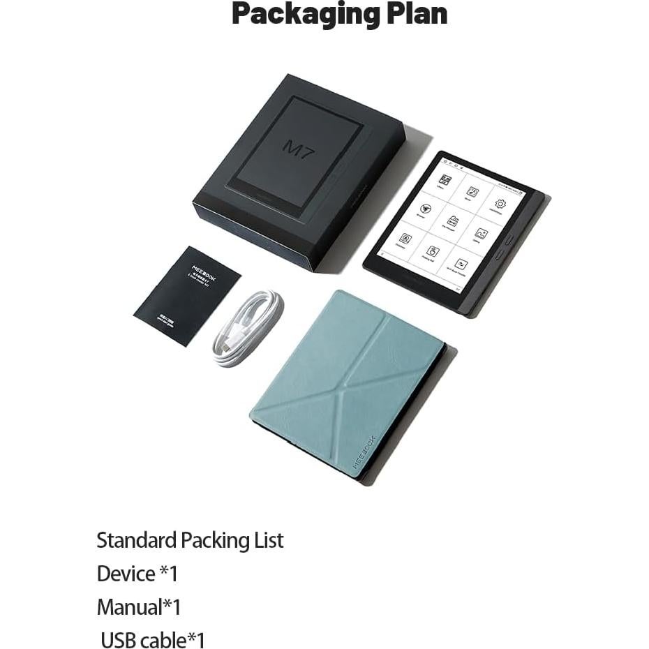 E-Reader Meebook M7 6.8" 300PPI Android 11 3GB+32GB Gris