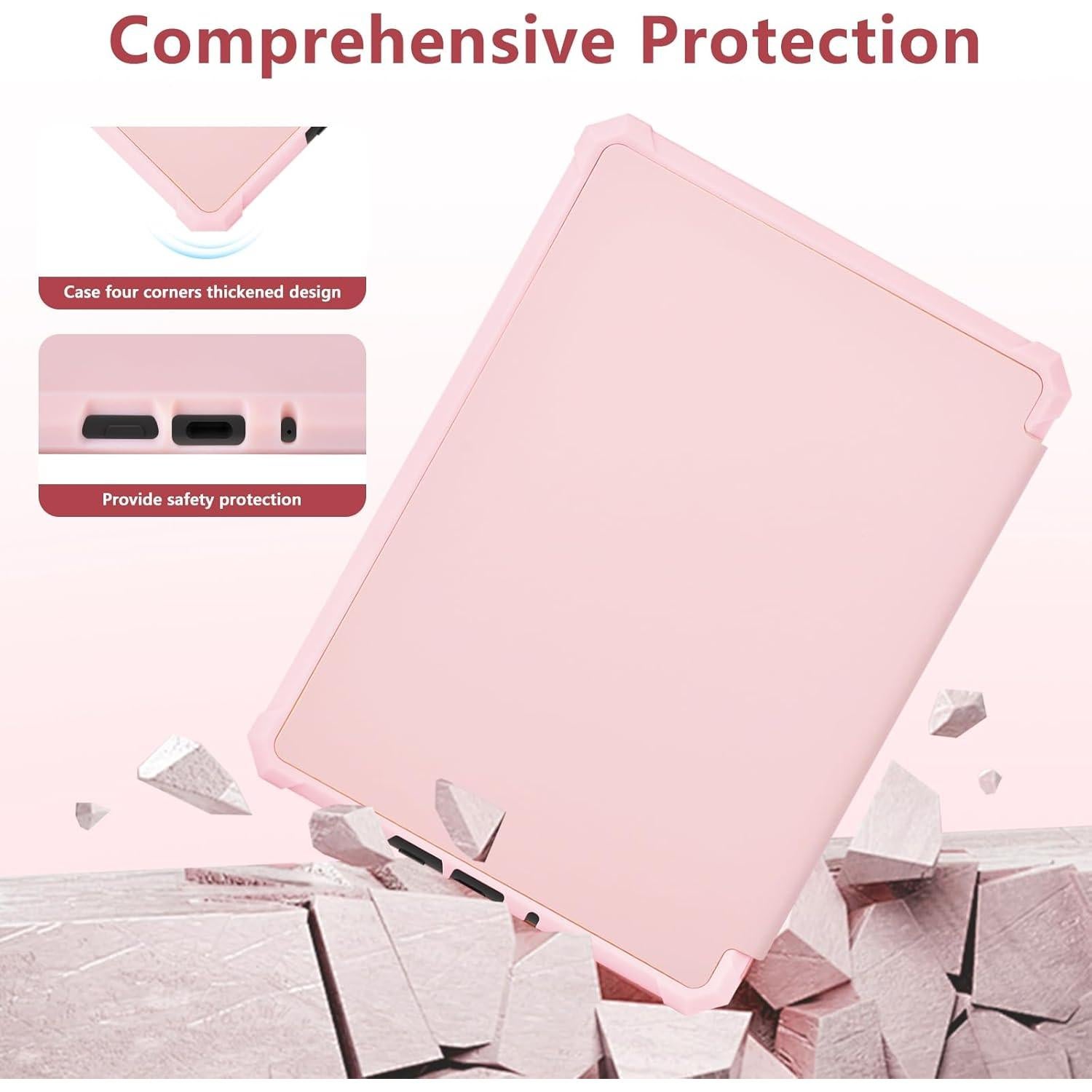 Funda FUWANG para Kindle Paperwhite 12ª Gen 7" Rosa 2024
