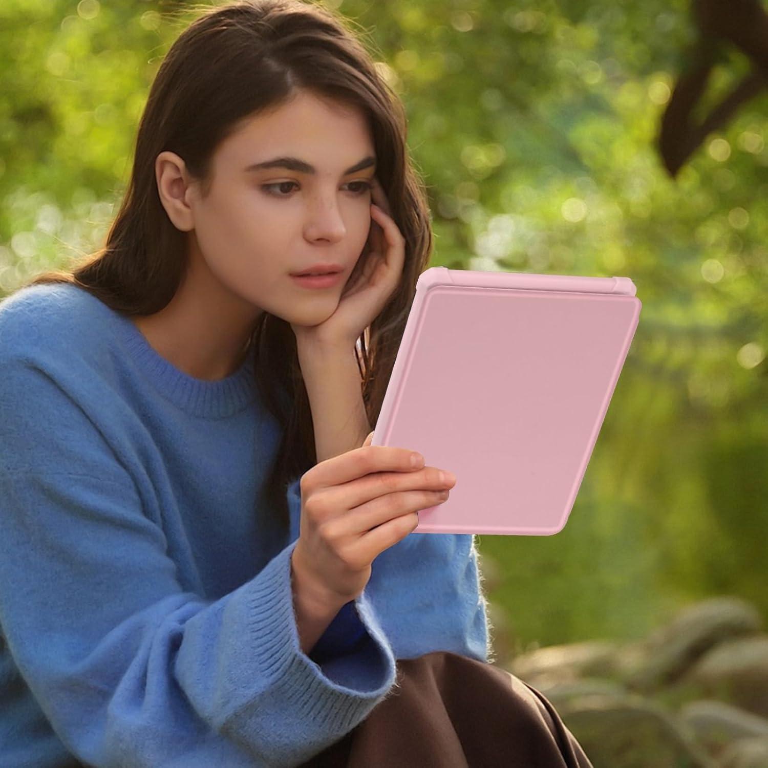 Funda FUWANG para Kindle Paperwhite 12ª Gen 7" Rosa 2024