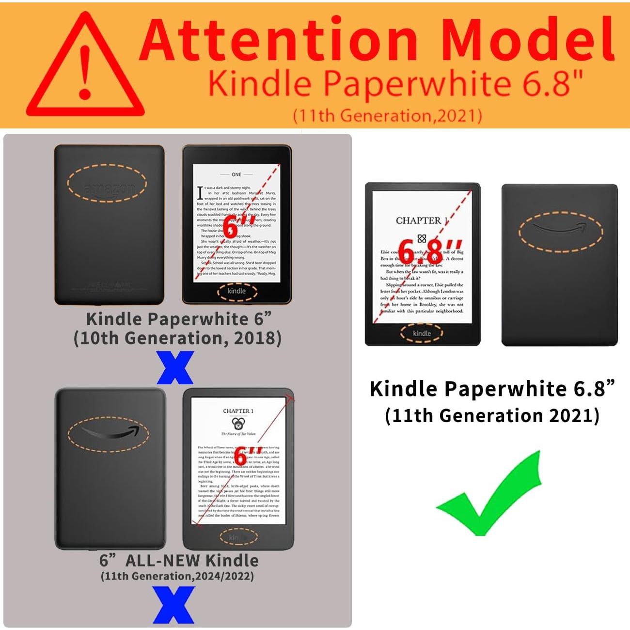 Funda Delgada AIRWEE para Kindle Paperwhite 11ª Gen 17.3 cm