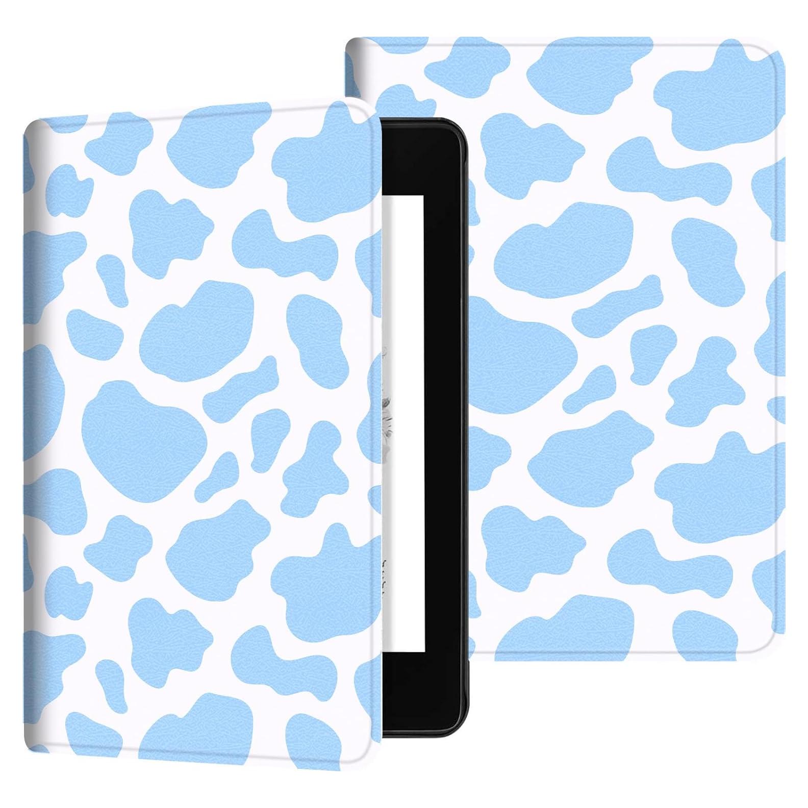 Funda BVCLKJPOI para Kindle 6" 11ª Gen 2022 - Estampado Vaca Azul