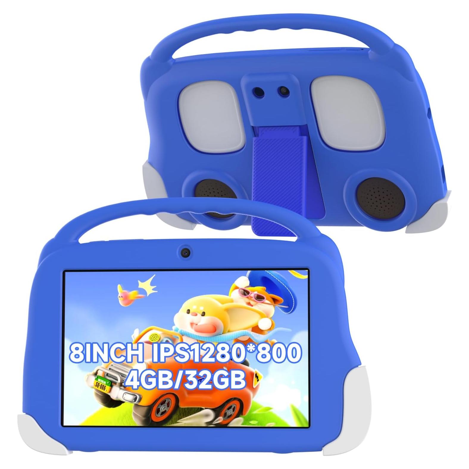 Tableta para Niños Aheadthink 8" 4GB RAM 32GB ROM Doble Cámara