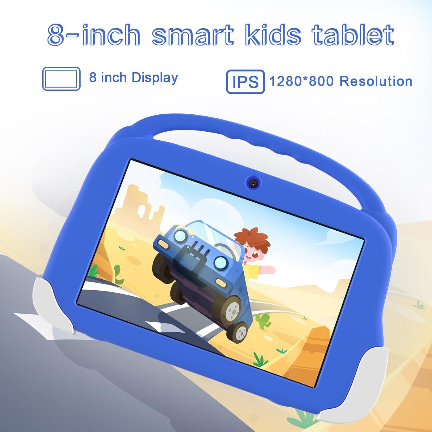 Tableta para Niños Aheadthink 8" 4GB RAM 32GB ROM Doble Cámara