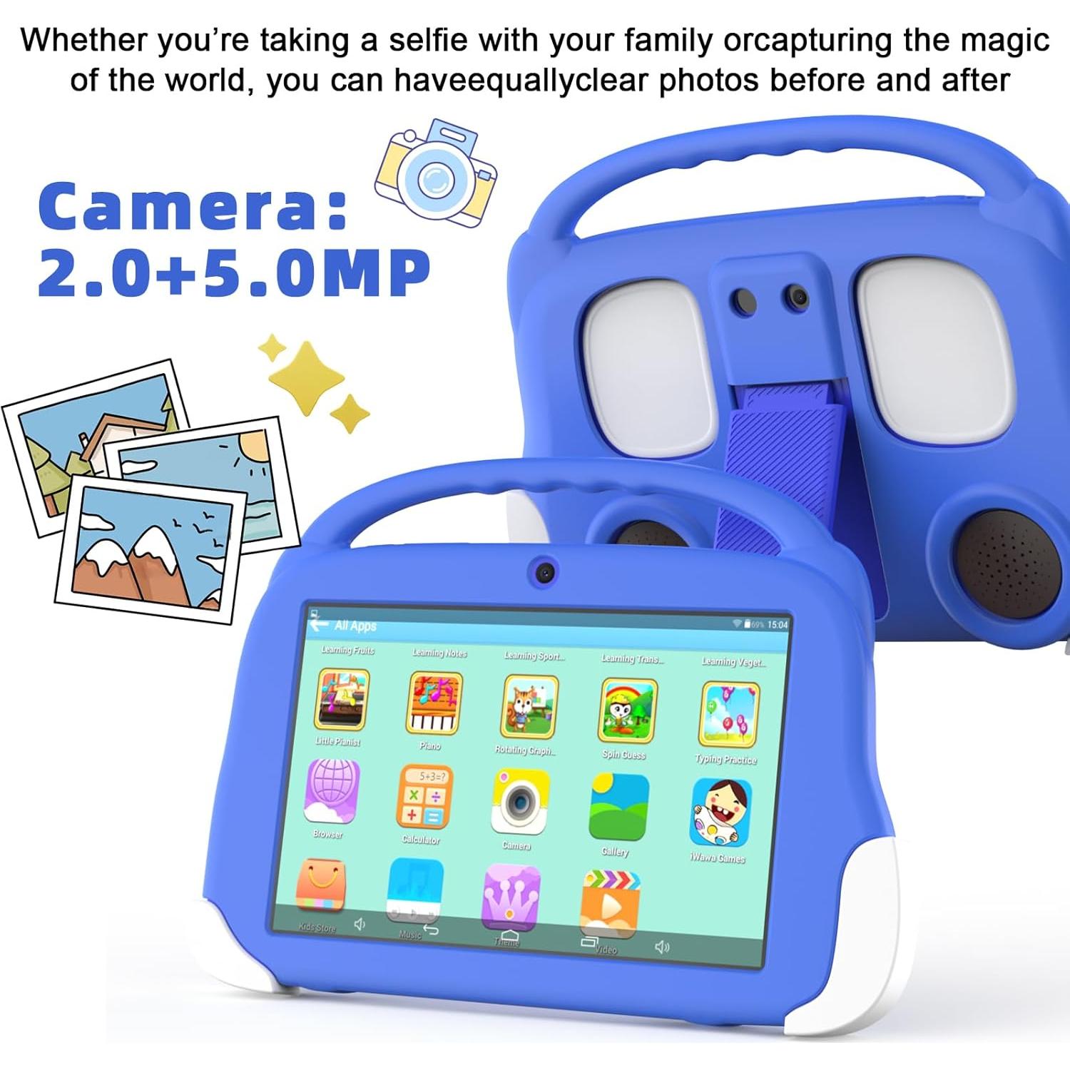 Tableta para Niños Aheadthink 8" 4GB RAM 32GB ROM Doble Cámara