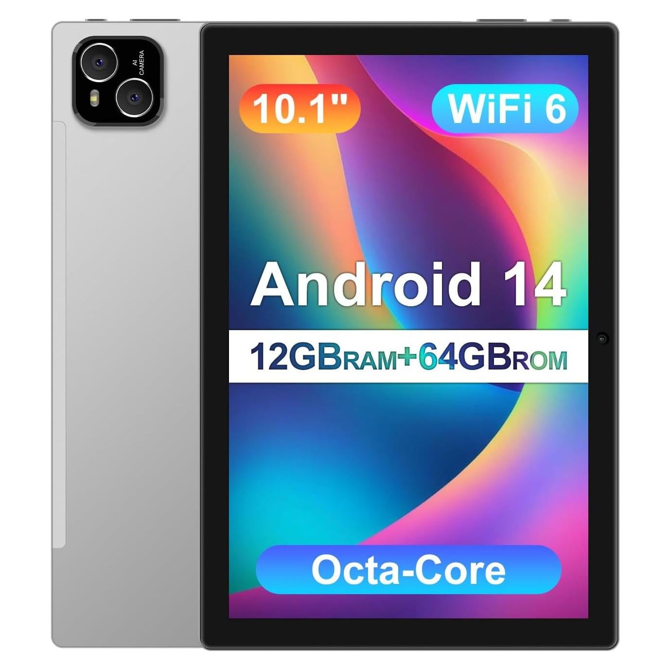 Tablet ATMPC T10 10.1" Android 14 Octa-Core 12GB RAM 64GB ROM