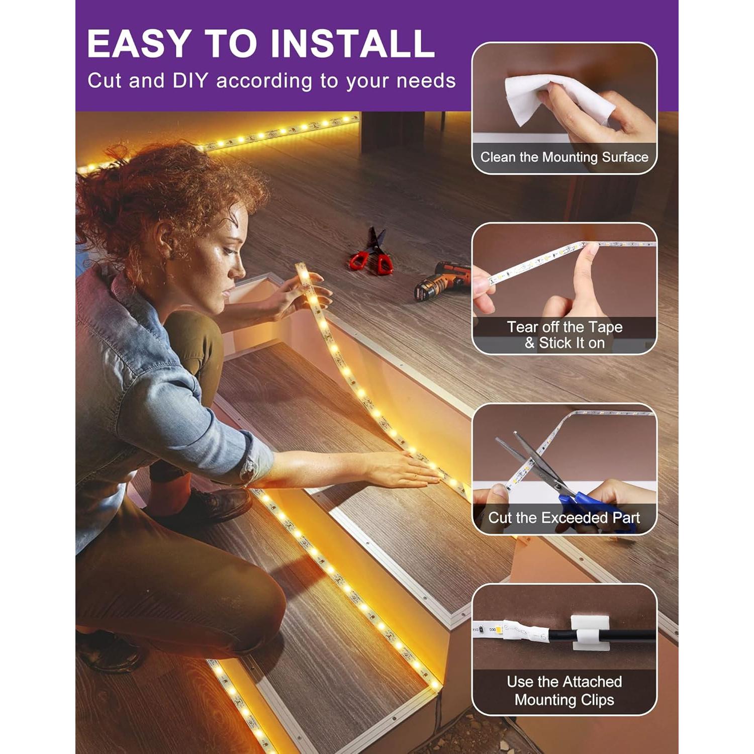 Tira LED HitLights 5m 3000K 600 LEDs Luz Cálida Regulable