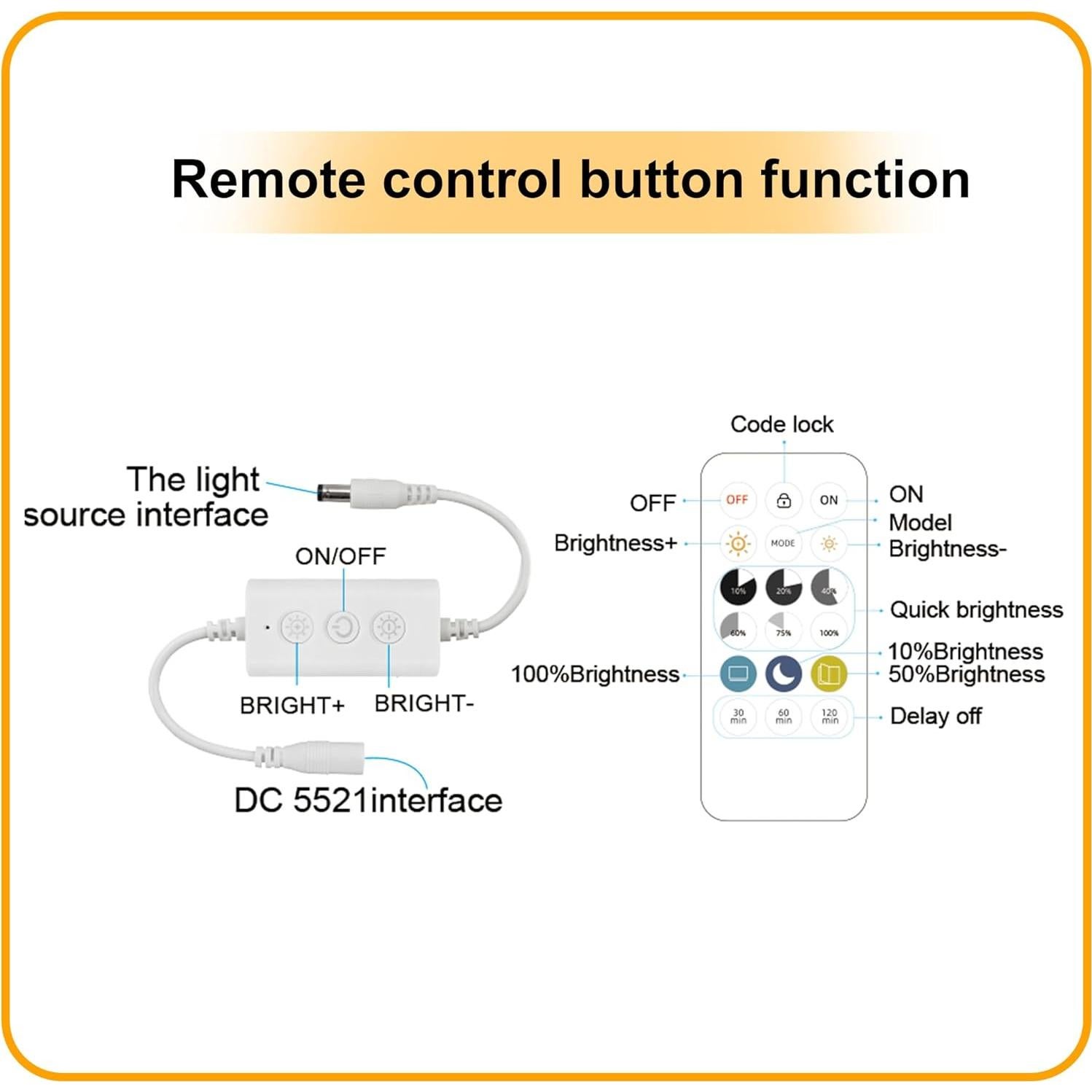 Tira LED COB 7.5m Pandery 3000K Regulable Control Remoto