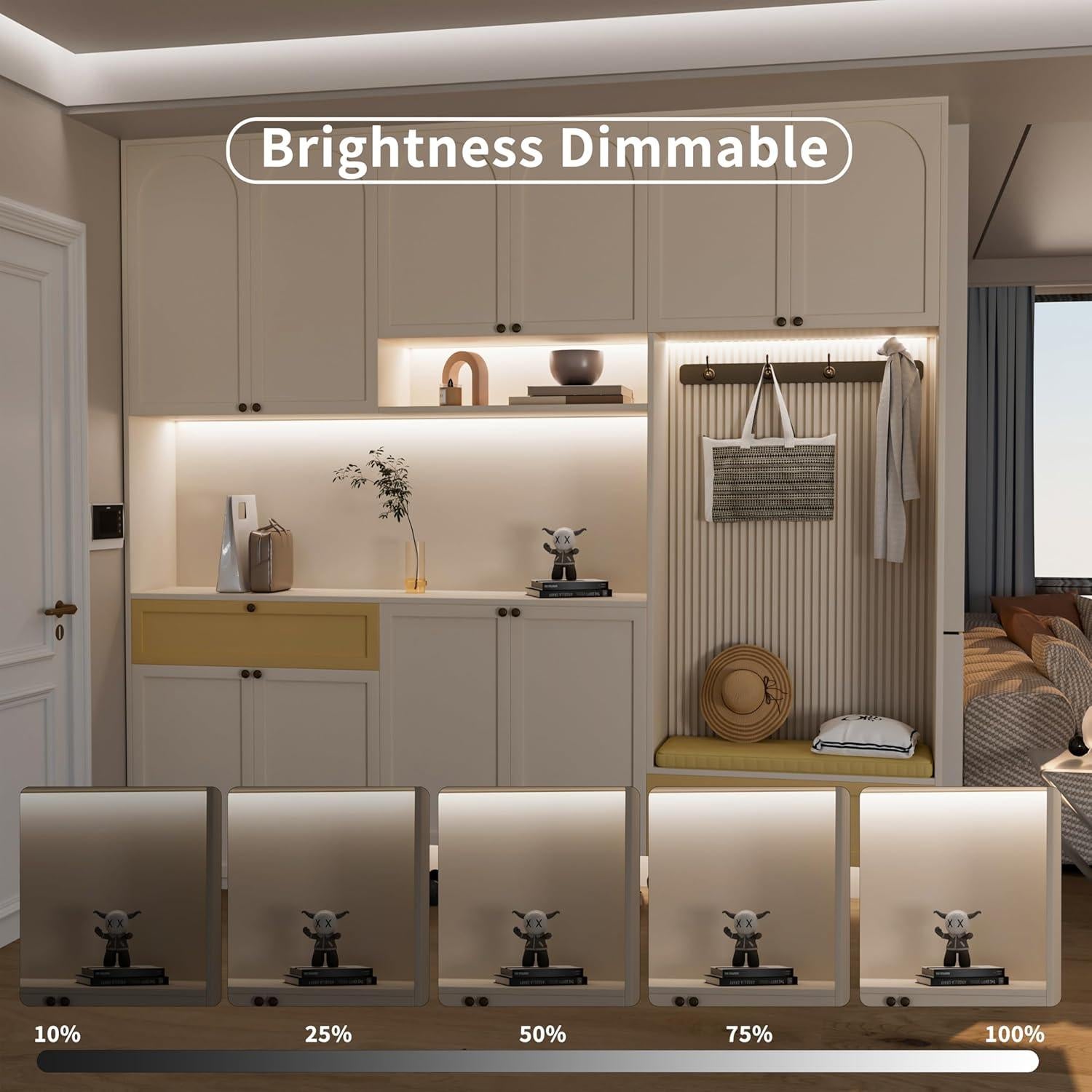 Tira LED COB 10m MIWISE 6000K Regulable CRI 90+ DC24V