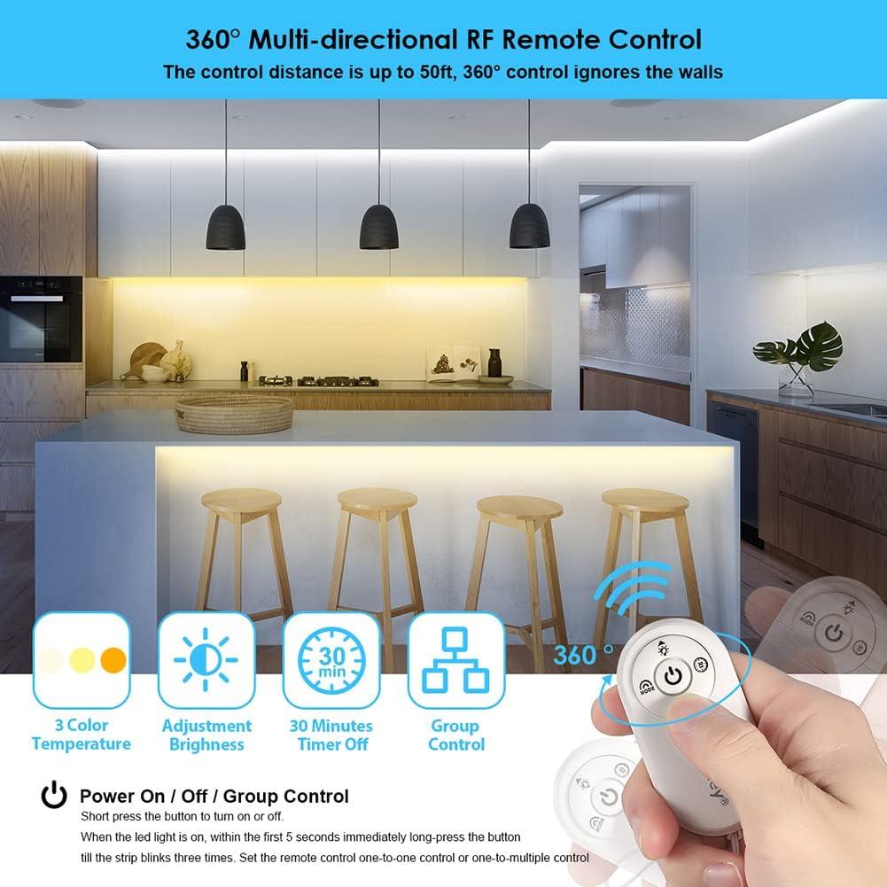 Tira LED 30m Wefomey 1800 LEDs Regulable 24V Control Remoto