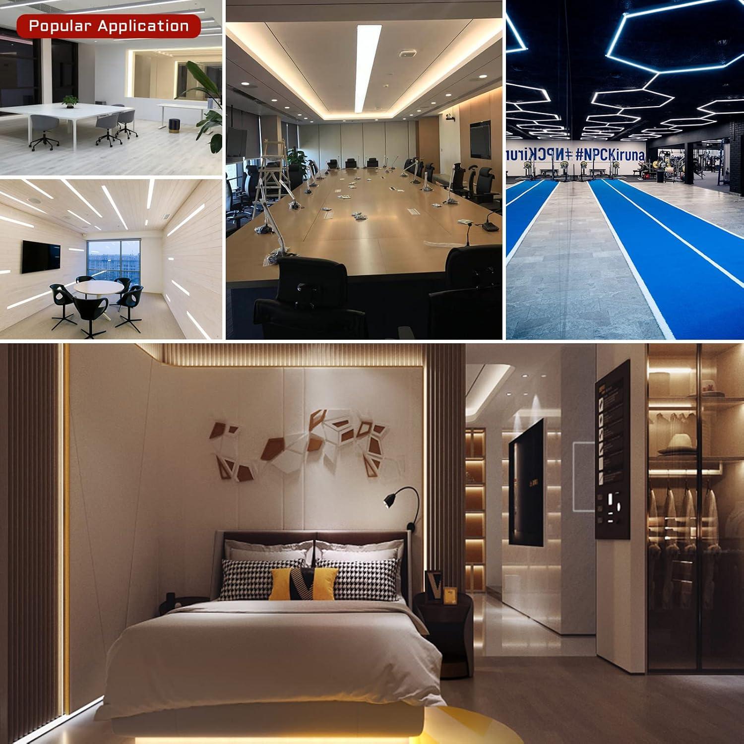 Tira LED COB 12V 5m 480 LEDs Blanco Natural 4000K