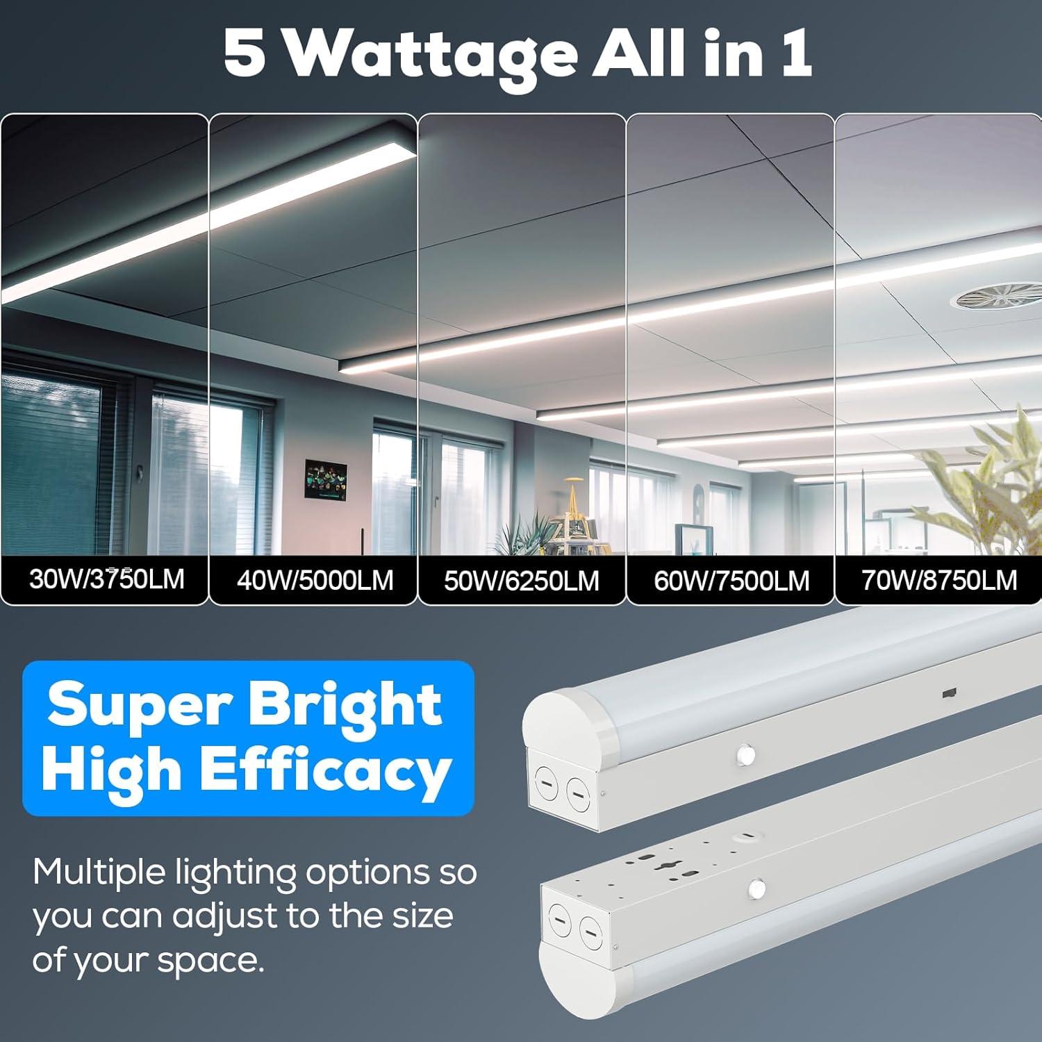 Luz de Tira LED Lineal 4 Pies RGByLED 30W-70W Regulable