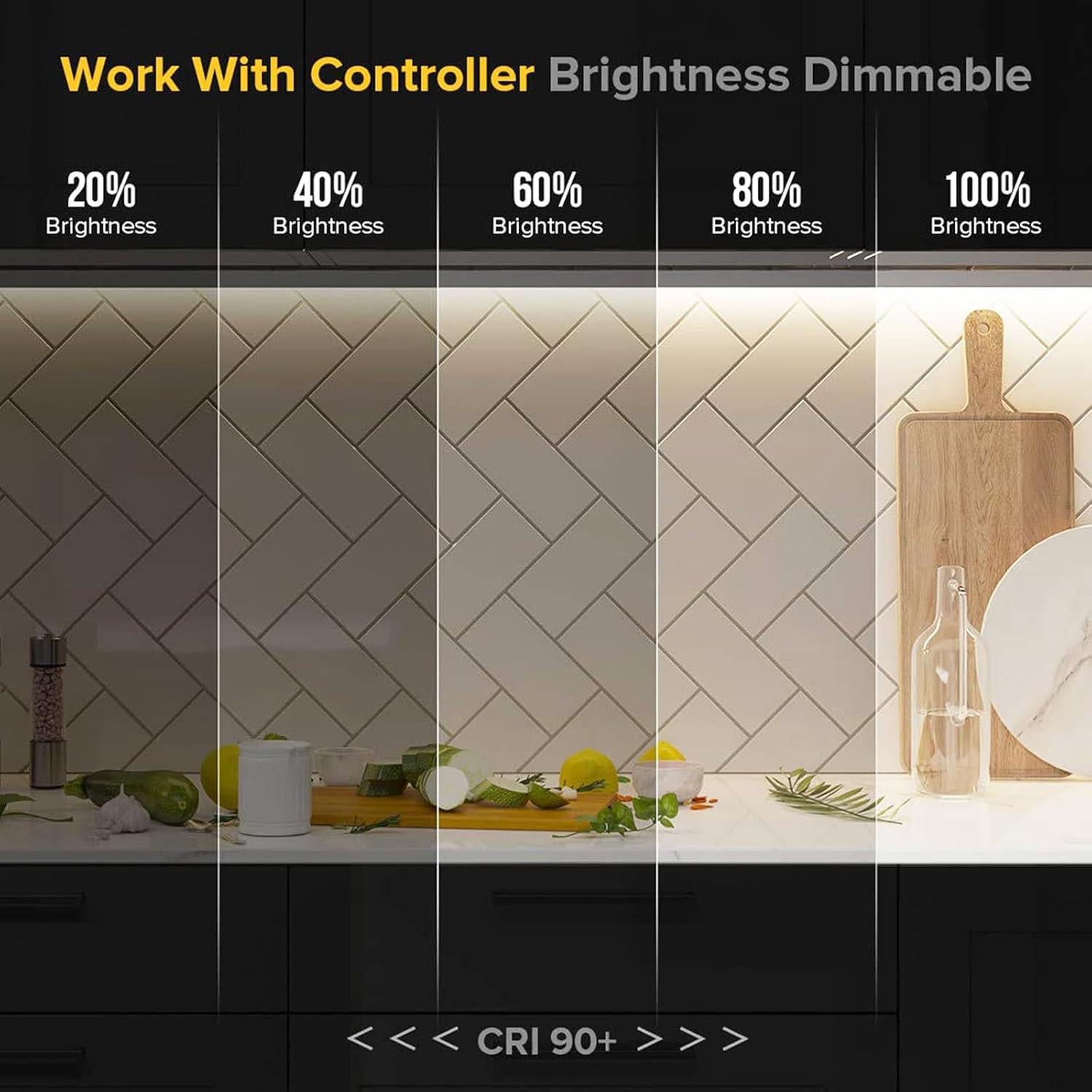 Tira de luz LED COB 1.0M LFKJ blanca 6000K USB 5V