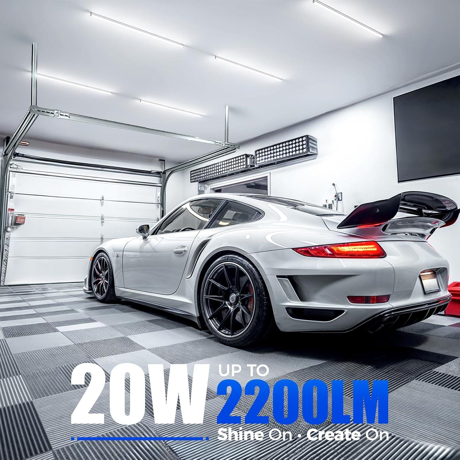 Barrina T5 4FT Luz LED 6500K 2200lm 20W Paquete de 6