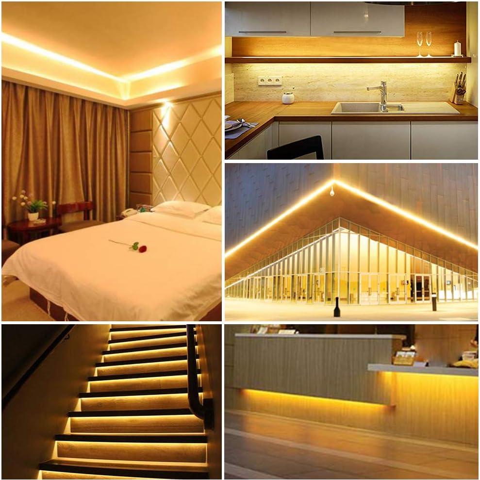 Tira LED FCOB BTF-LIGHTING 16.4FT 528LED/m 3000K 70W