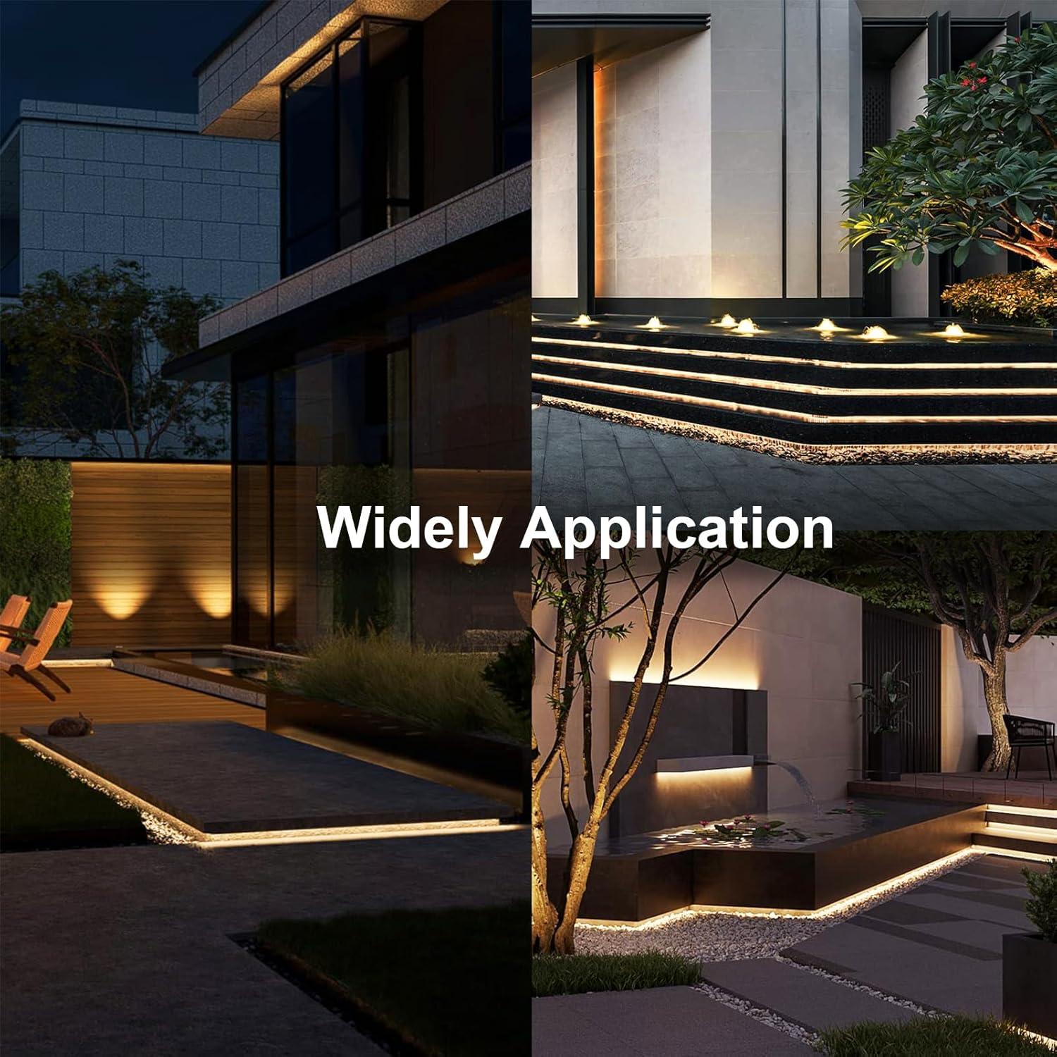 Luces de Tira Solares 10m Echosari IP68 LED Control Remoto