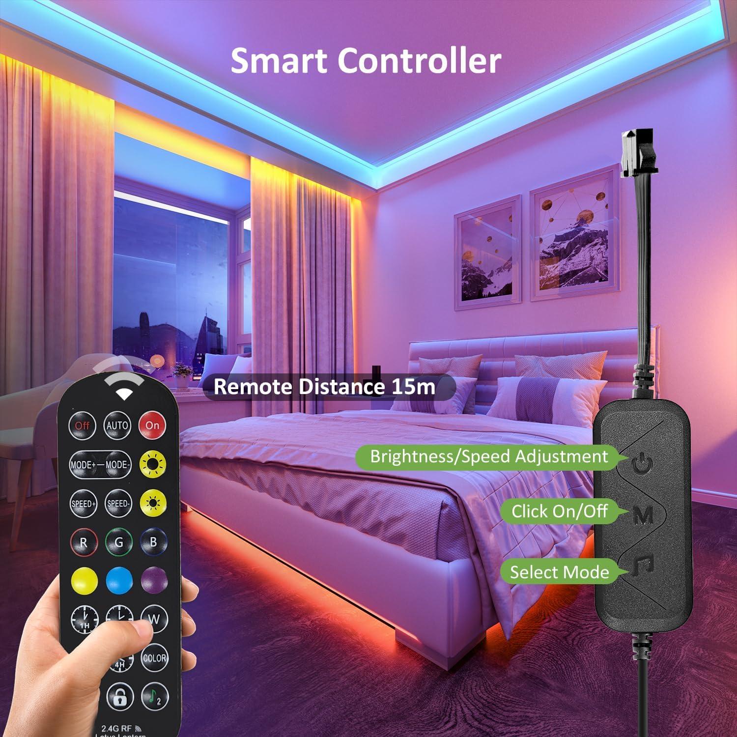 Tira LED RGB Inteligente Novostella 12m 360 LEDs SMD 5050