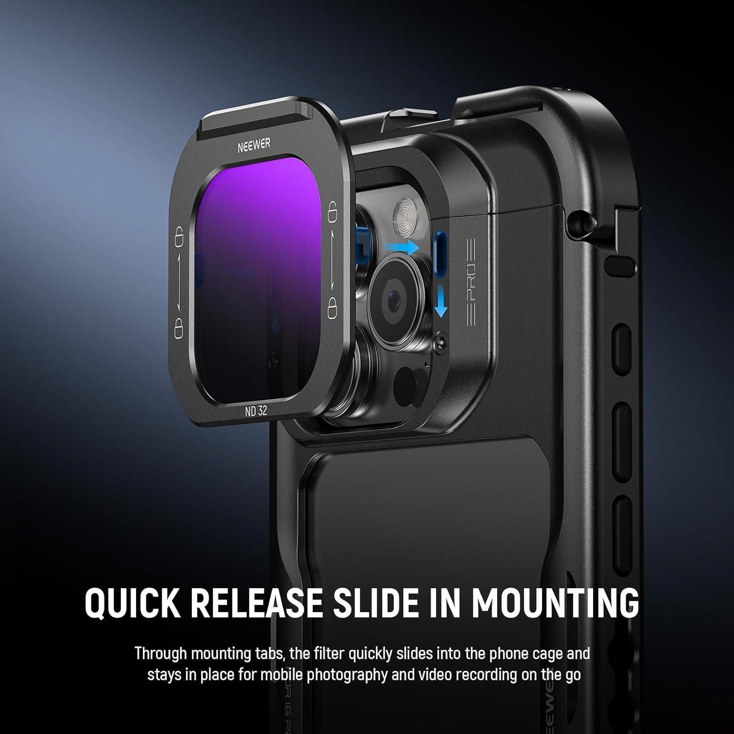 Kit de Filtros NEEWER para iPhone 16 Pro/Pro Max - 5 Piezas