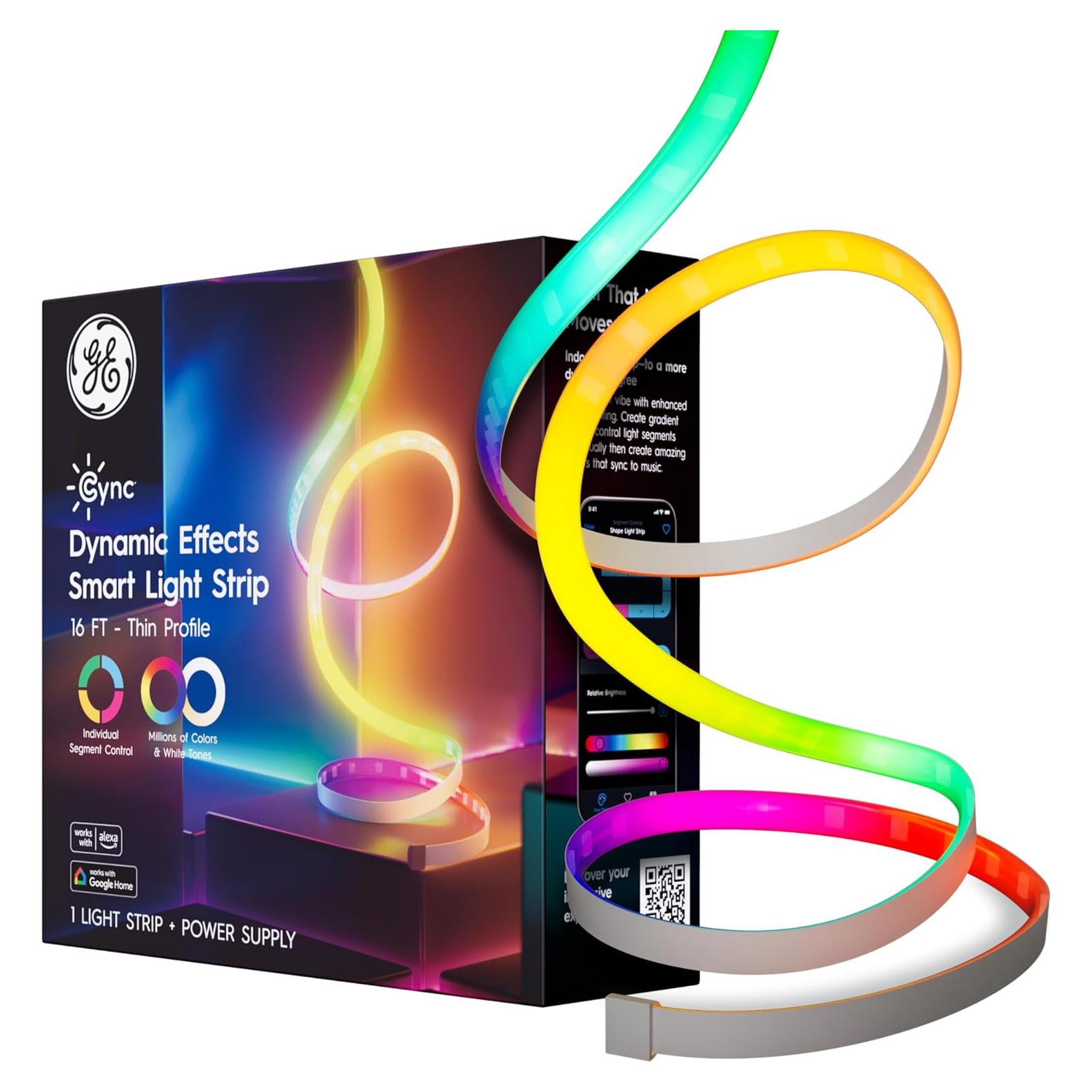 Tira de Luz LED Inteligente Cync 4.88m Sincronización Música