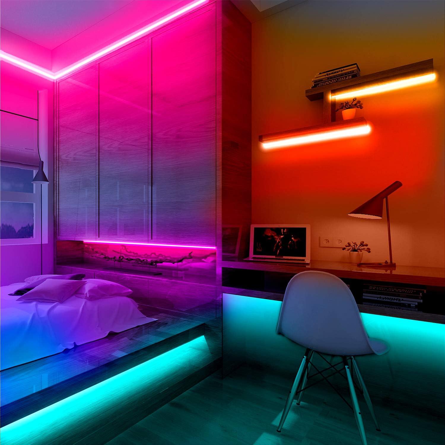 Tira LED Multicolor DAYBETTER 18.3 m con Control Remoto