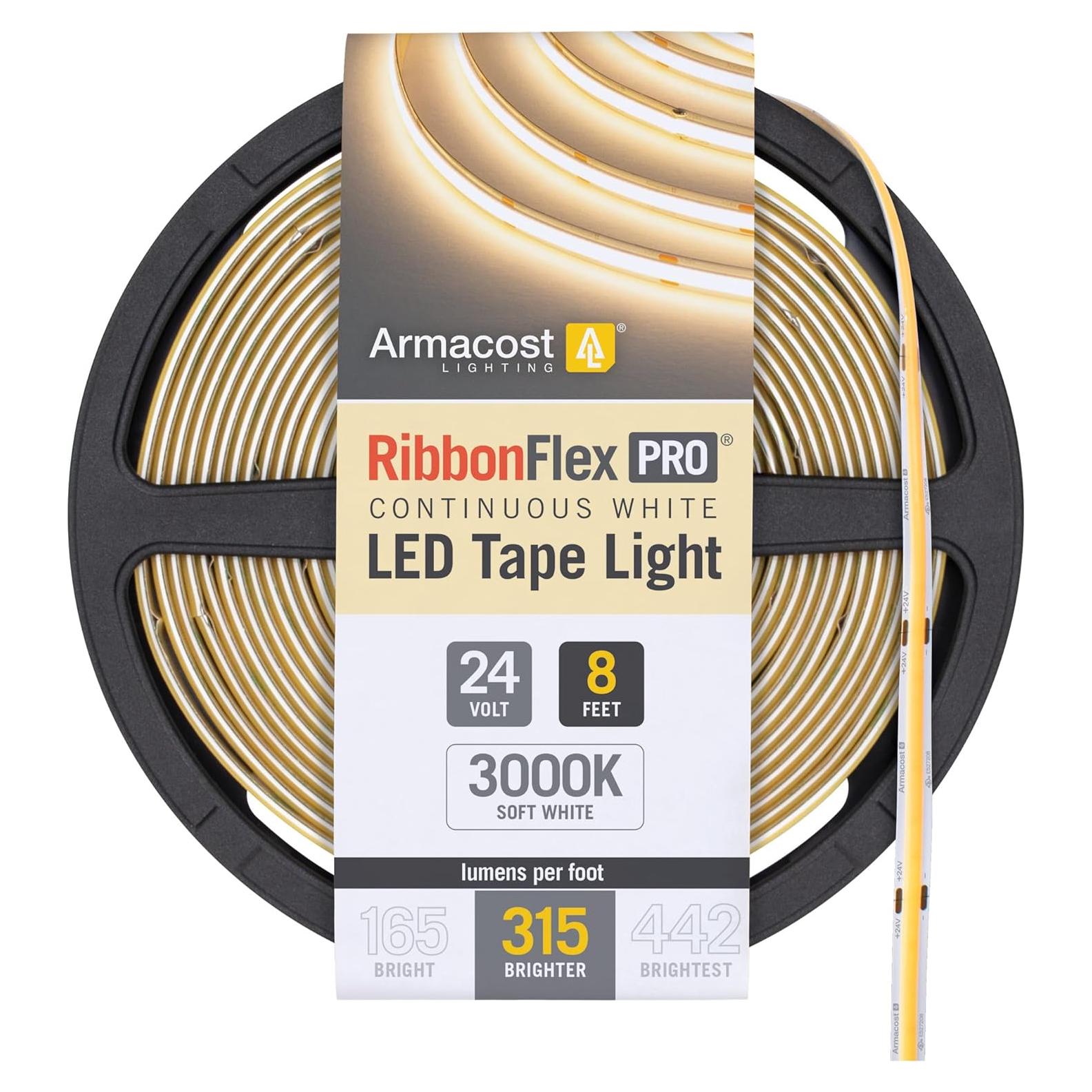 Cinta de Luz LED Armacost 2.5m 24V Blanco 3000K COB 2583lm