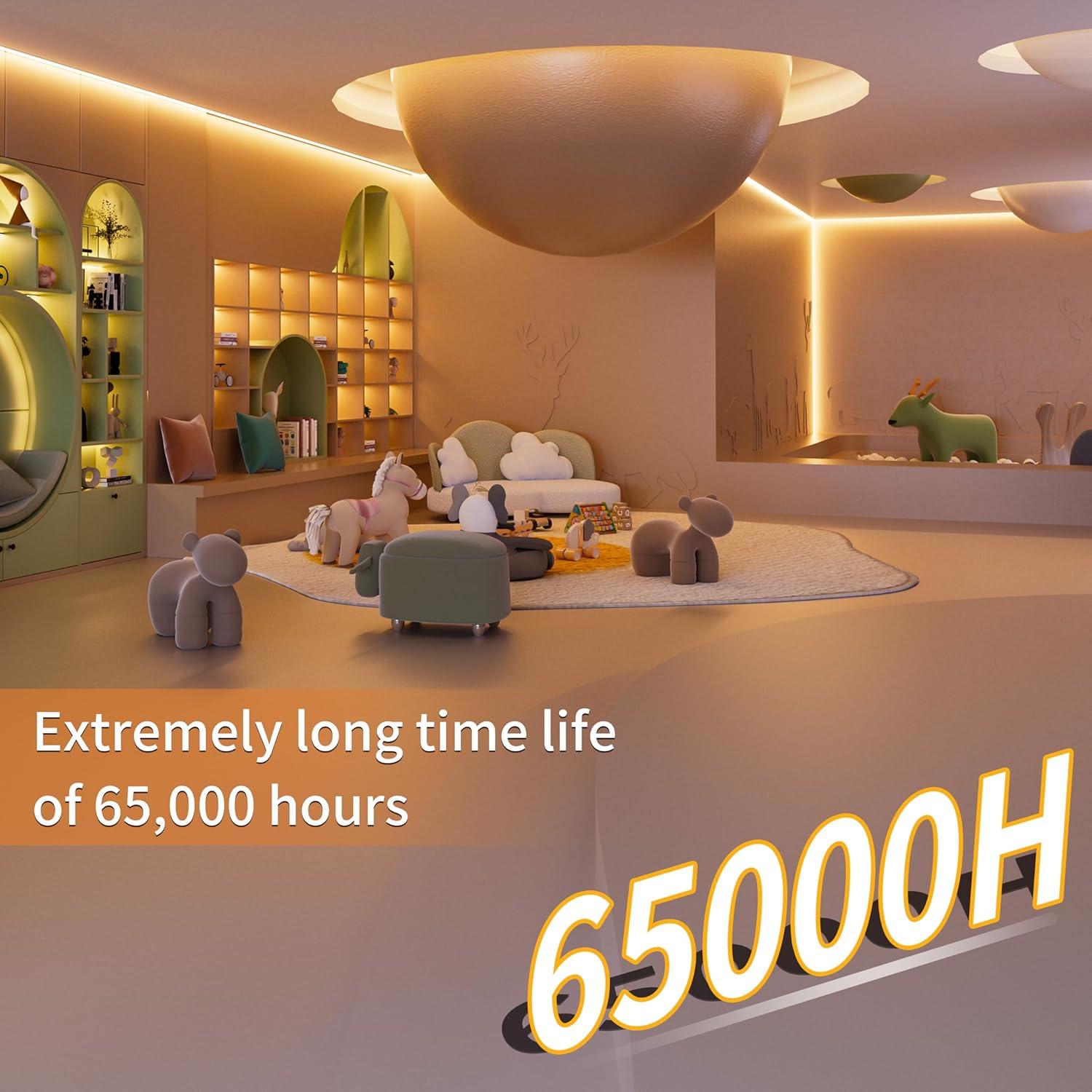 Tira LED COB PAUTIX 5m 3000K Regulable con Control Remoto