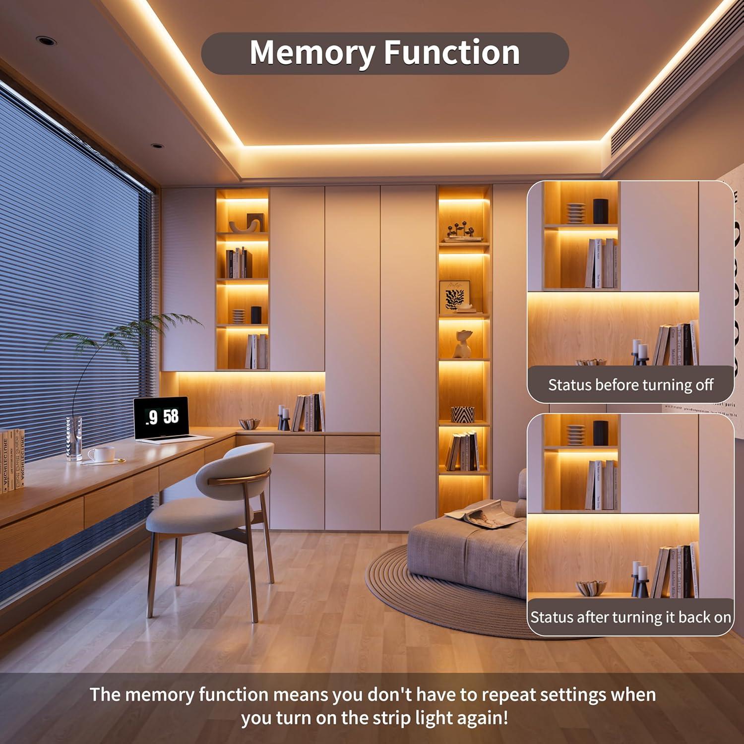 Tira LED COB PAUTIX 5m 3000K Regulable con Control Remoto