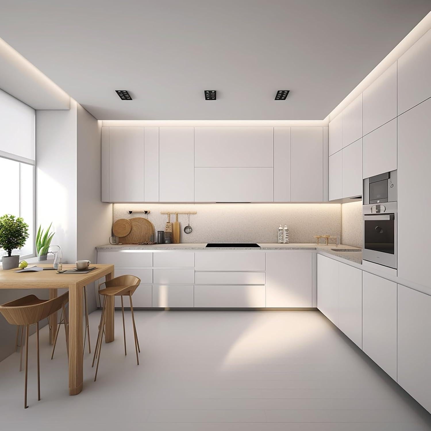 Tira de Luz LED Blanca 20ft QENLAI con Control Remoto 6500K