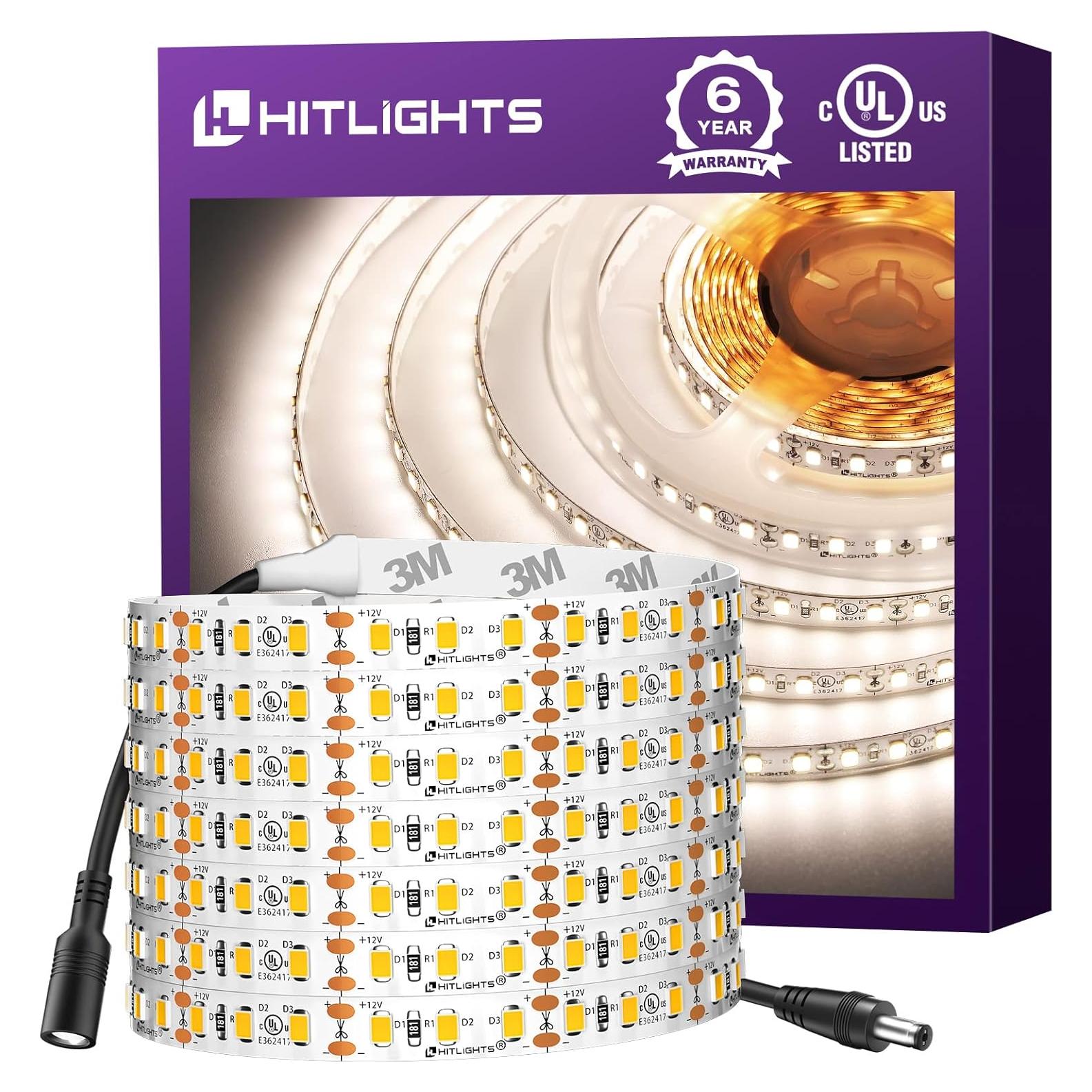 Tira de LED HitLights 5m 4000K 600 LEDs Regulable 12V
