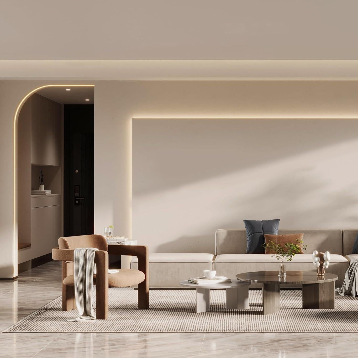 Tira de luz LED 5m PIZHLO regulable 2700K-6500K con control remoto