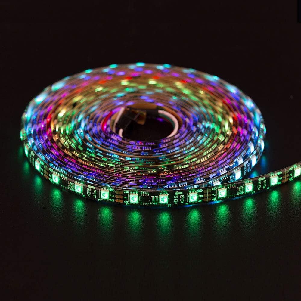 Tira LED BTF-LIGHTING WS2811 RGB 5m 60LEDs/m IP65 Flexible