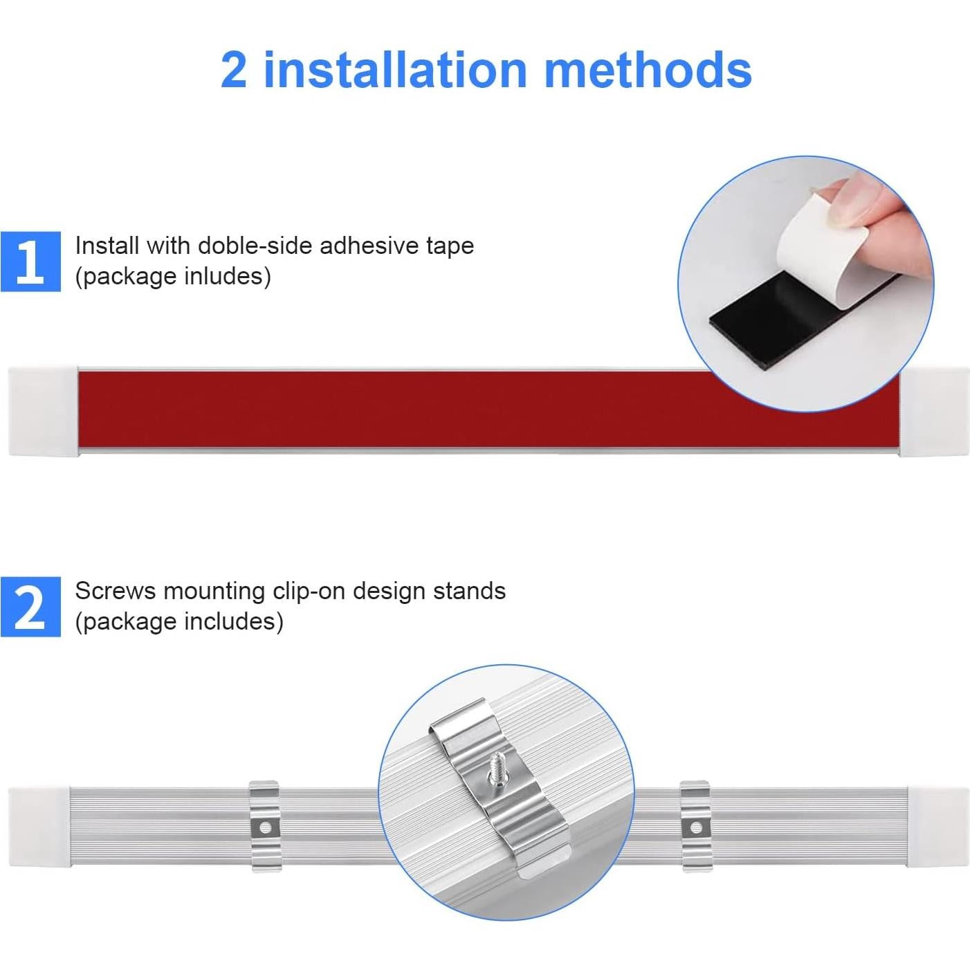 Barra de Luz Interior LED 12V RVZONE 108 LEDs 1600LM 6W 4Pack