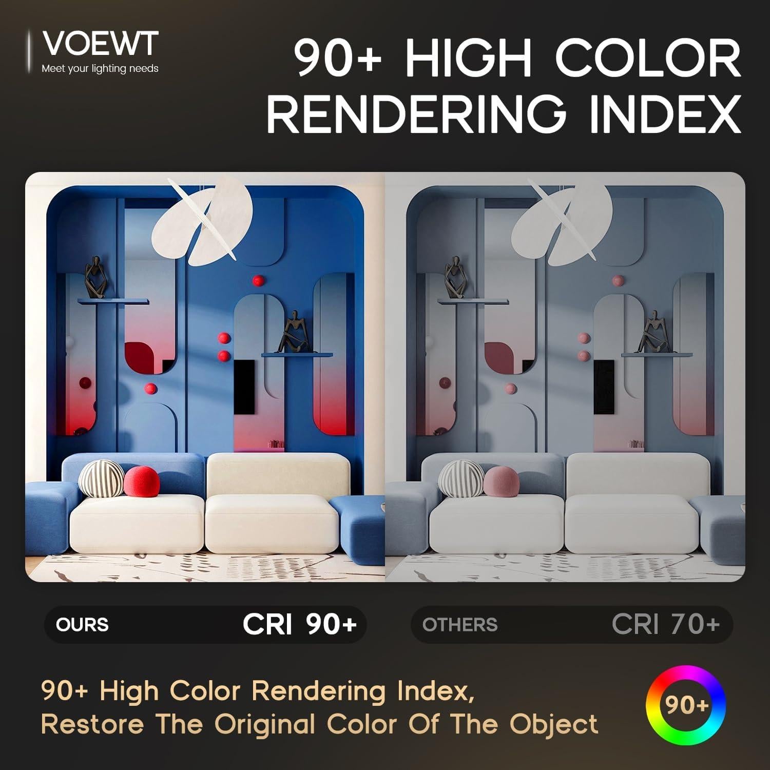 Tira LED 5m VOEWT 12V 6000K 600 LEDs Ultra Brillantes