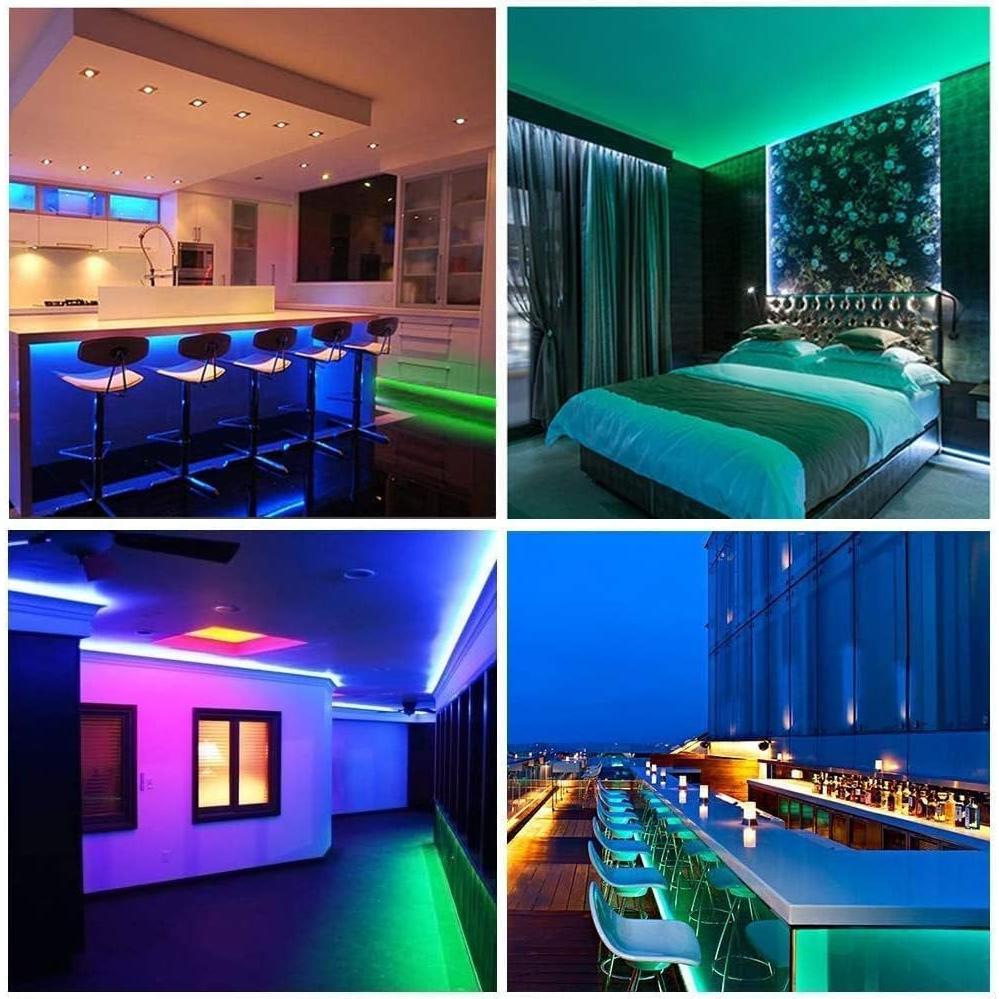 Tiras de Luz LED 20m DAYBETTER RGB Impermeables IP65 con Control Remoto