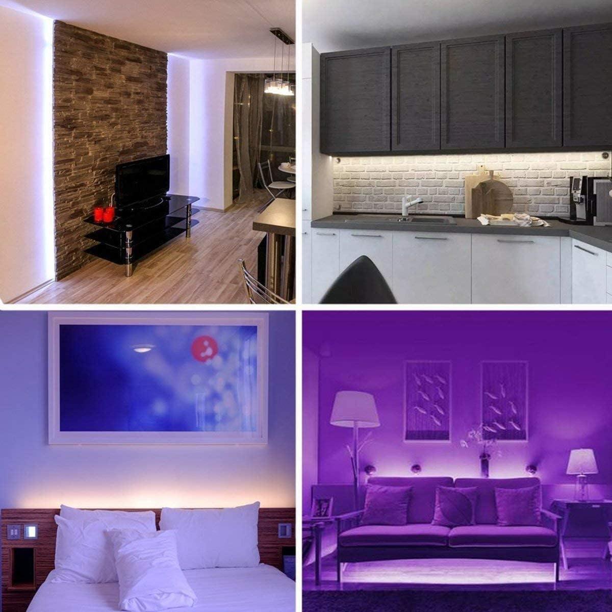 Tiras de Luz LED 20m DAYBETTER RGB Impermeables IP65 con Control Remoto