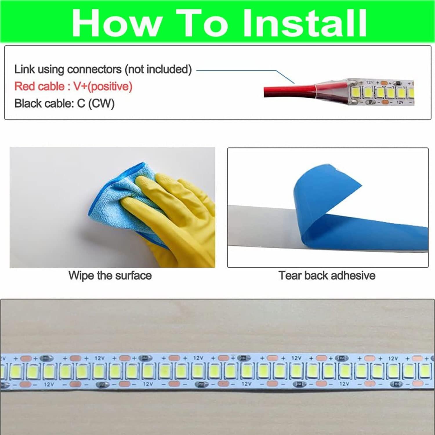 Tira LED SMD 2835 5m 1200 LEDs 26000LM Blanco Frío 6500K