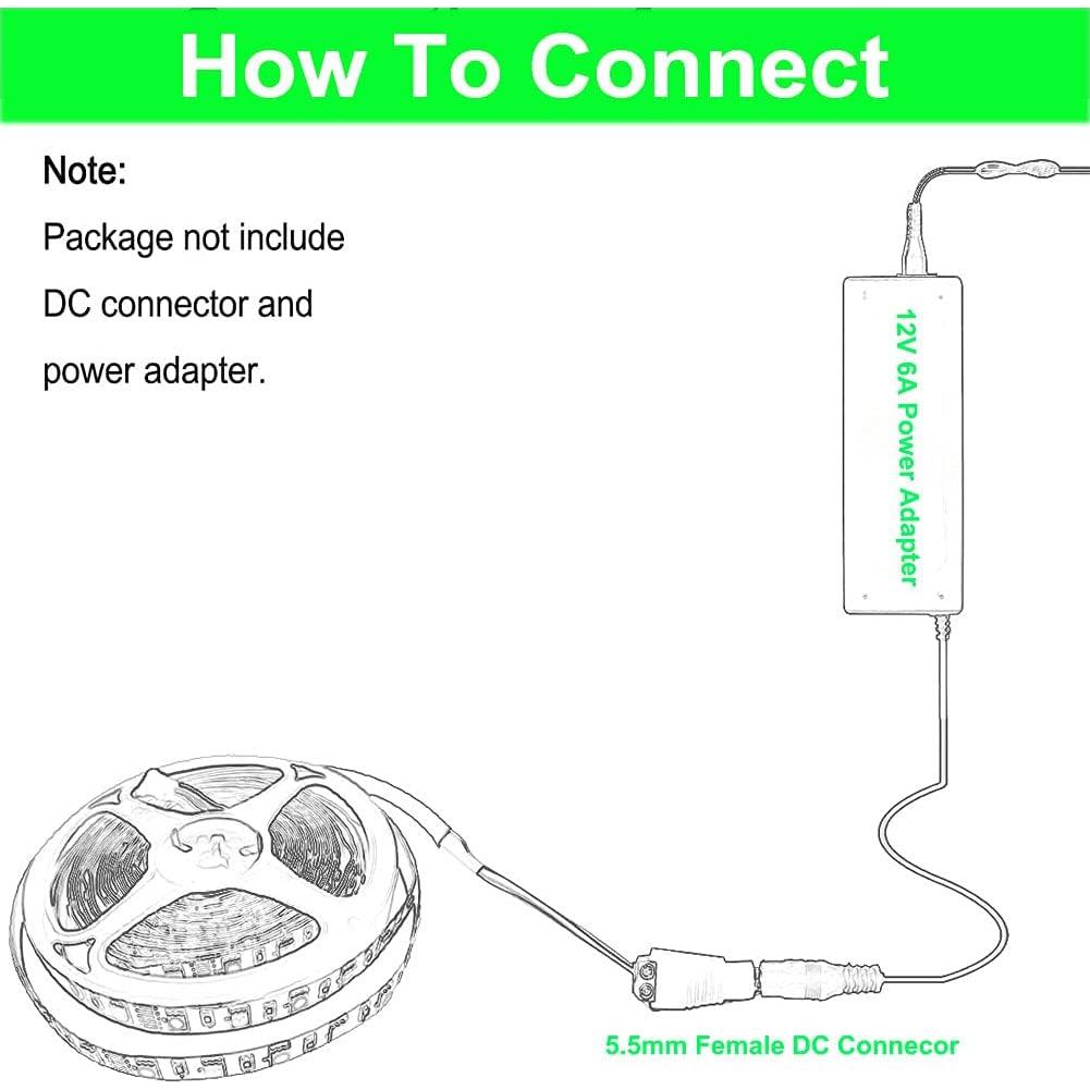 Tira LED SMD 2835 5m 1200 LEDs 26000LM Blanco Frío 6500K