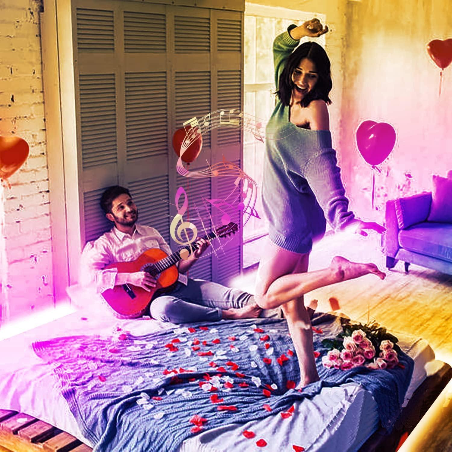 Luces de tira LED Bluetooth Phopollo 39.62m RGB 24V