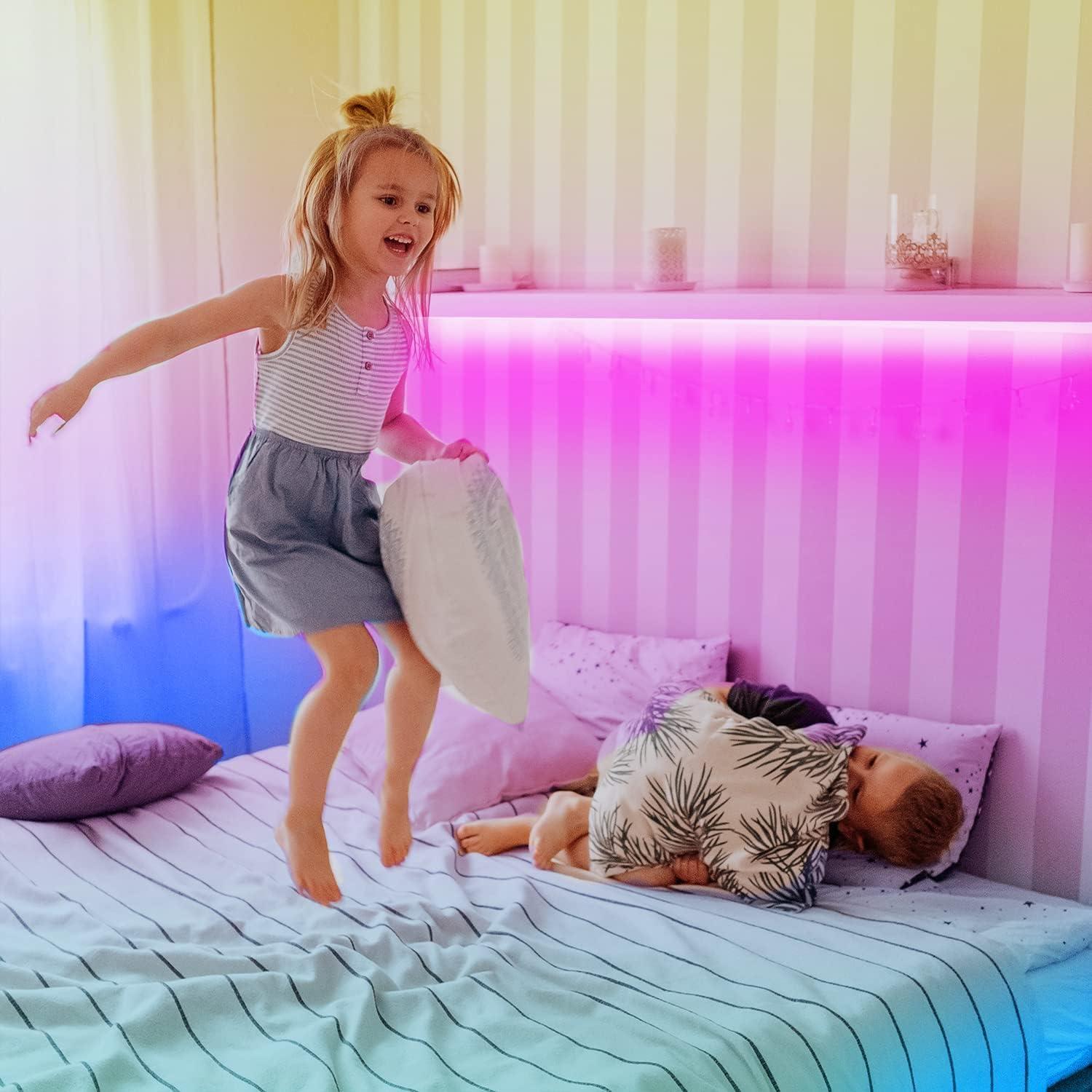 Luces de tira LED Bluetooth Phopollo 39.62m RGB 24V