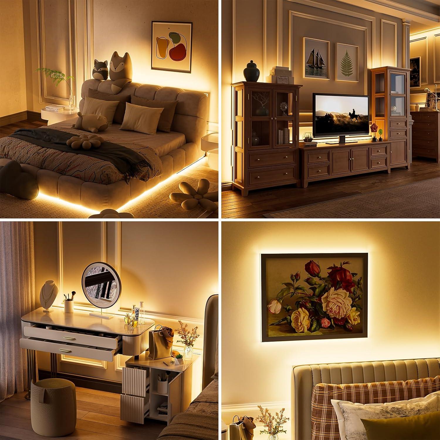 Cinta LED COB PAUTIX 10m 2700K Dimmable Control Voz