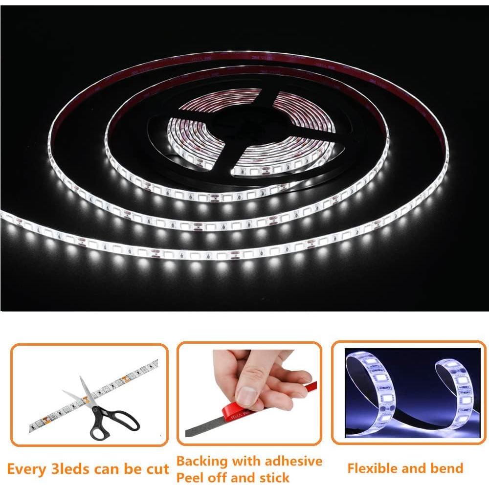 Luces LED para Toldo de RV Vbakor 6m Impermeables 12V