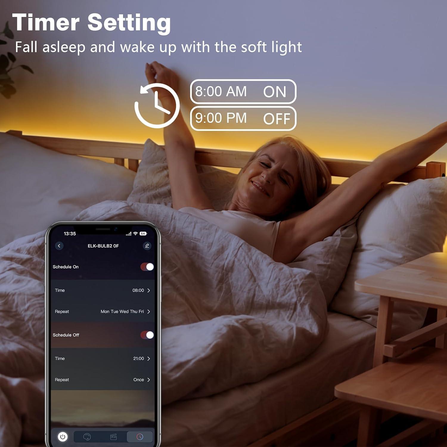 Tira de luz LED COB Wefomey 10m regulable 2700K-6500K