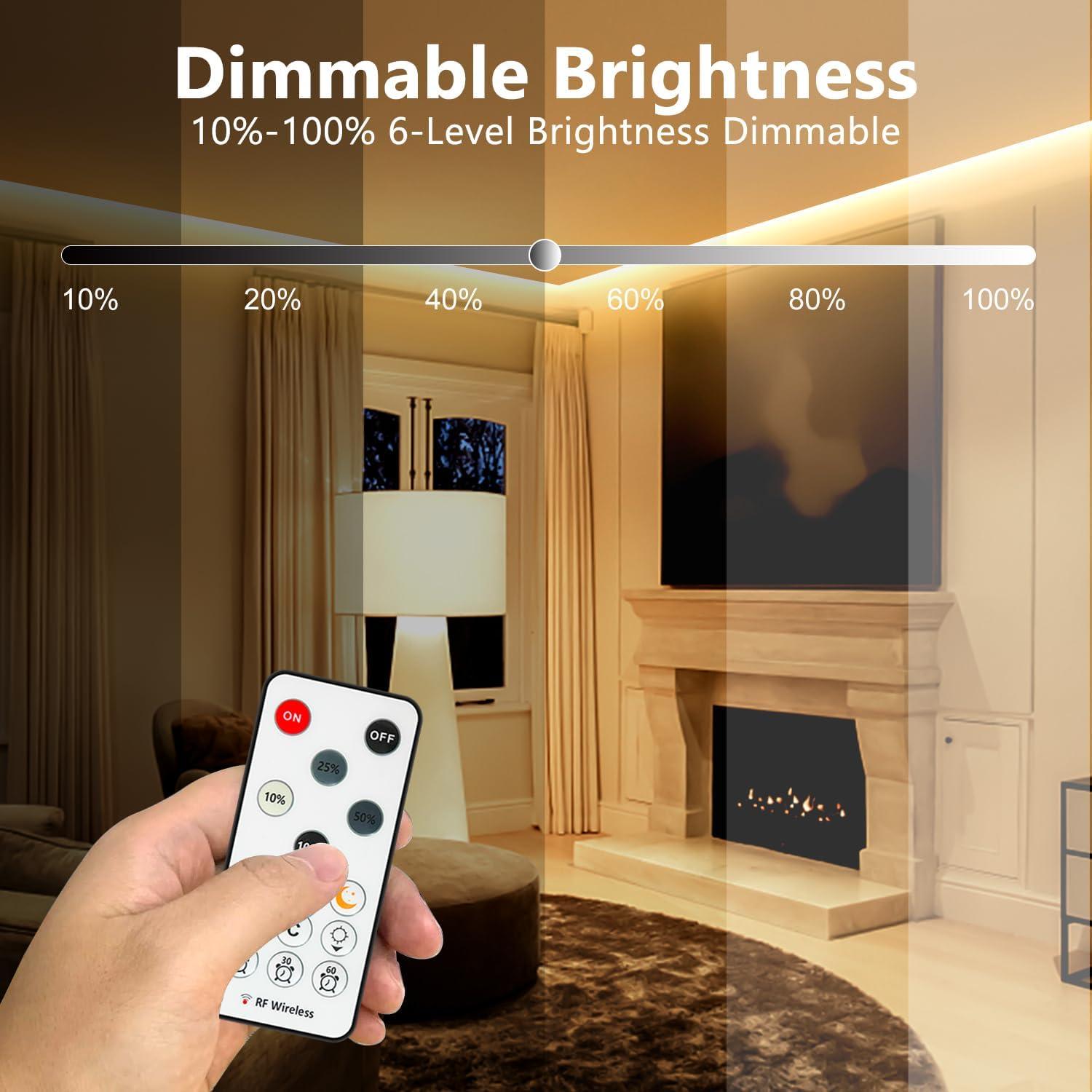 Tira LED COB 20m 3000K Dimmable con Control Remoto - Dong Guan