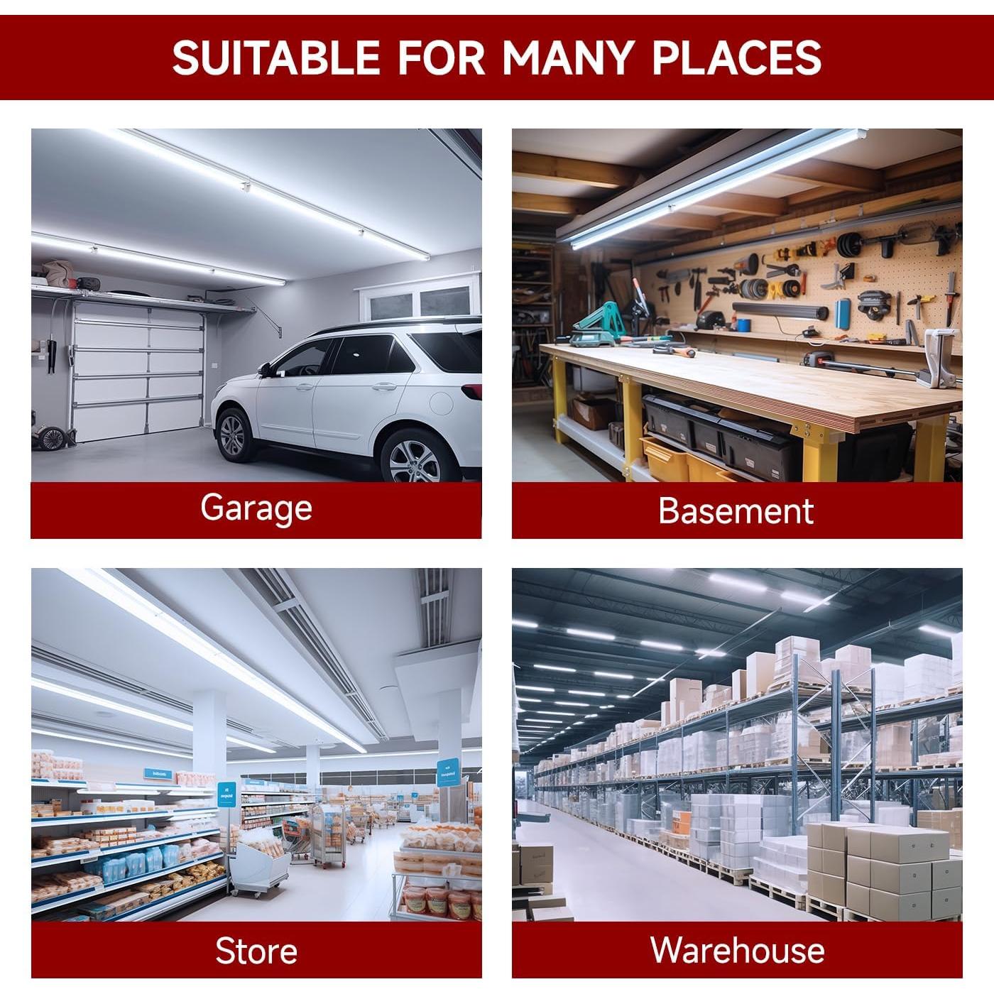 Luz de Taller LED Kihung 4ft 40W 5200LM 6000K T8