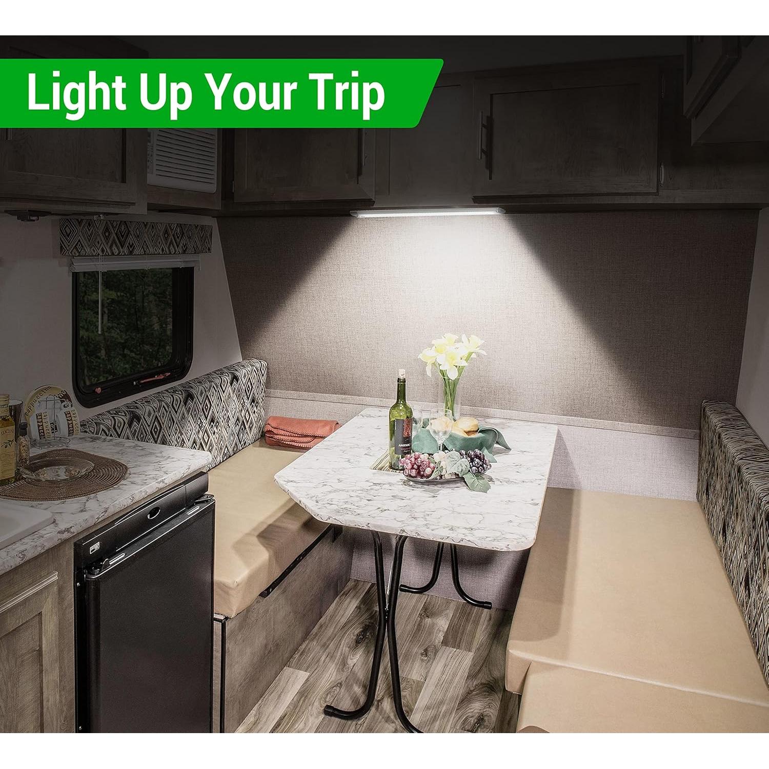 Barra de Luz LED Interior 12V CT CAPETRONIX 39.1cm 1700LM 6Pcs