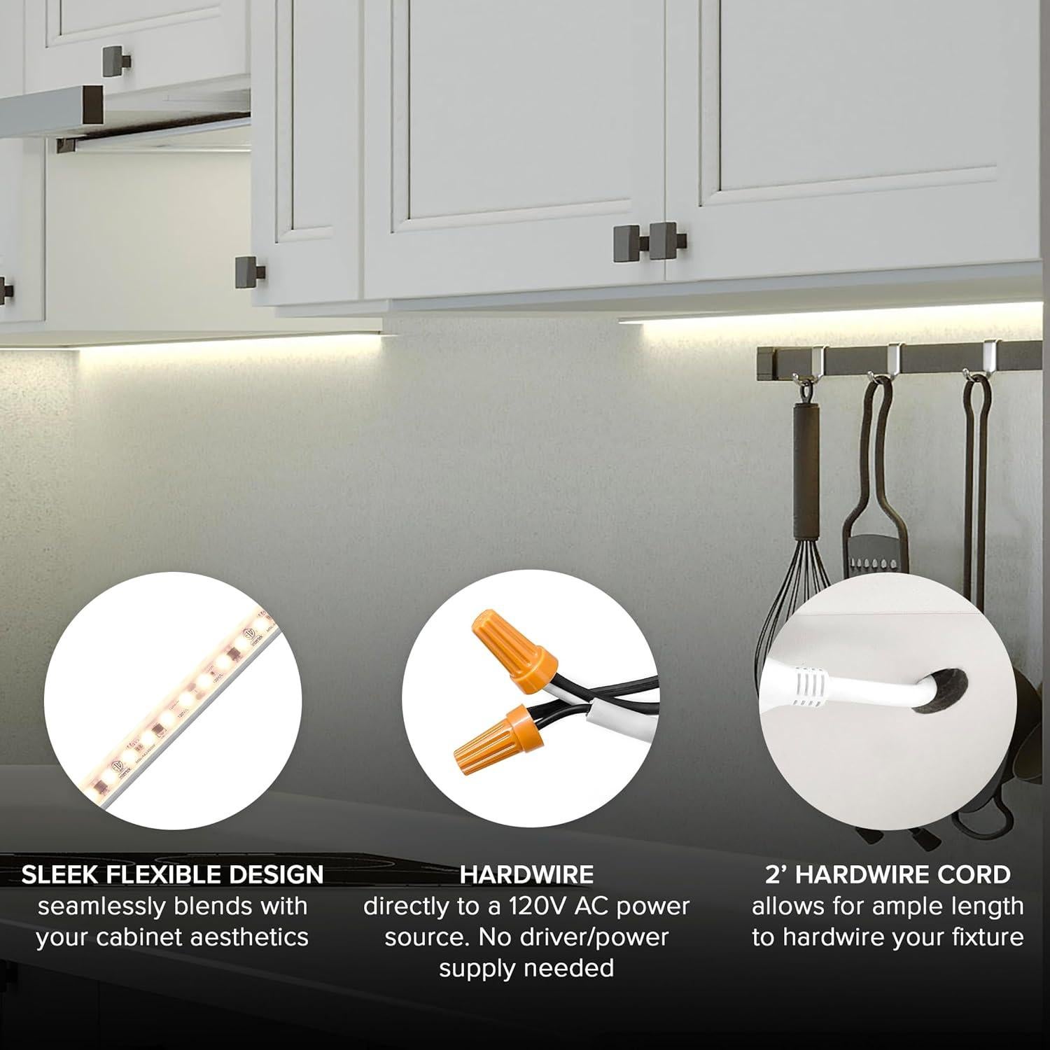 Luz de tira LED Maxxima 30.48 cm 460 lúmenes 3000K