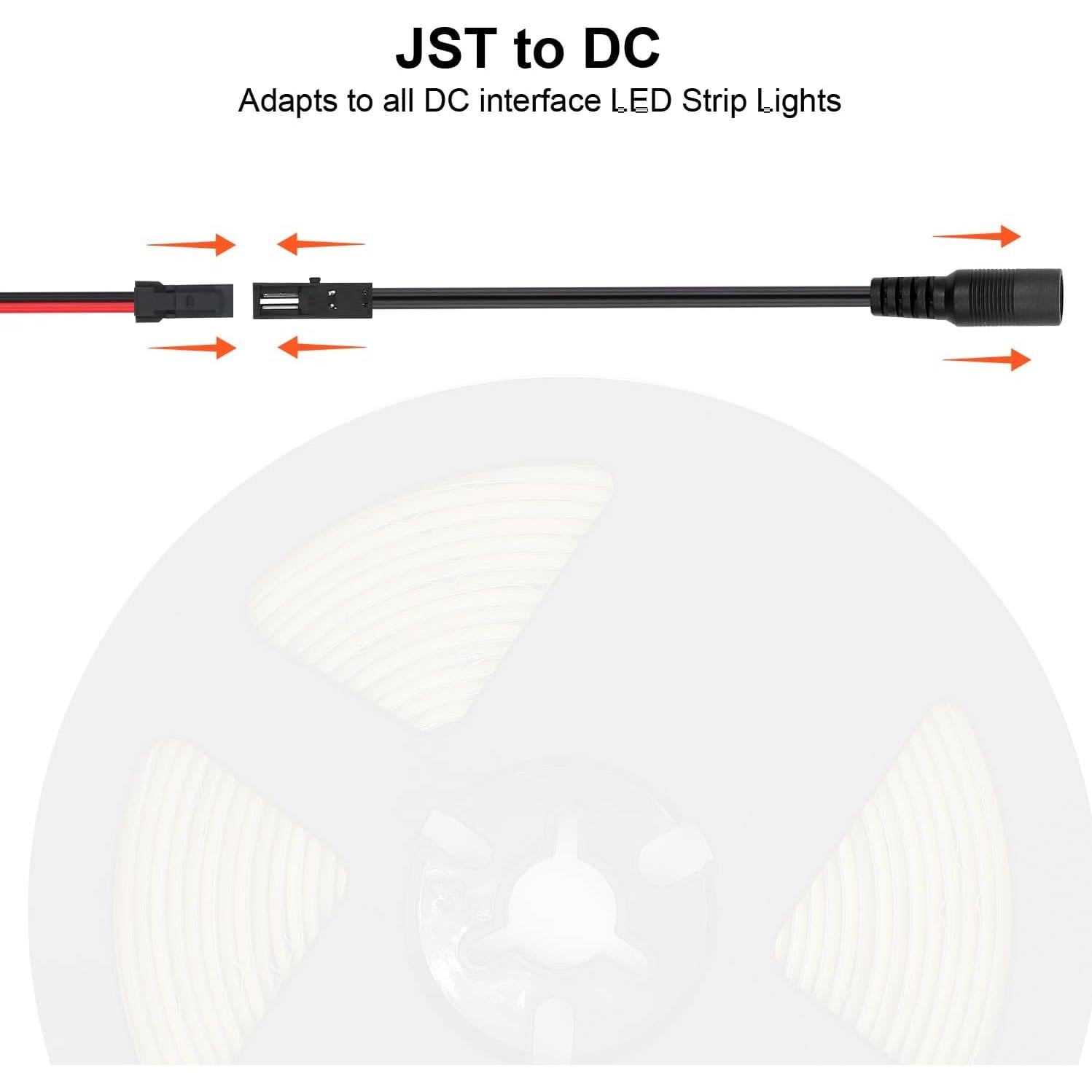 Tira de LED COB VST 5m 12V 48W 2400 LEDs 6500K IP30