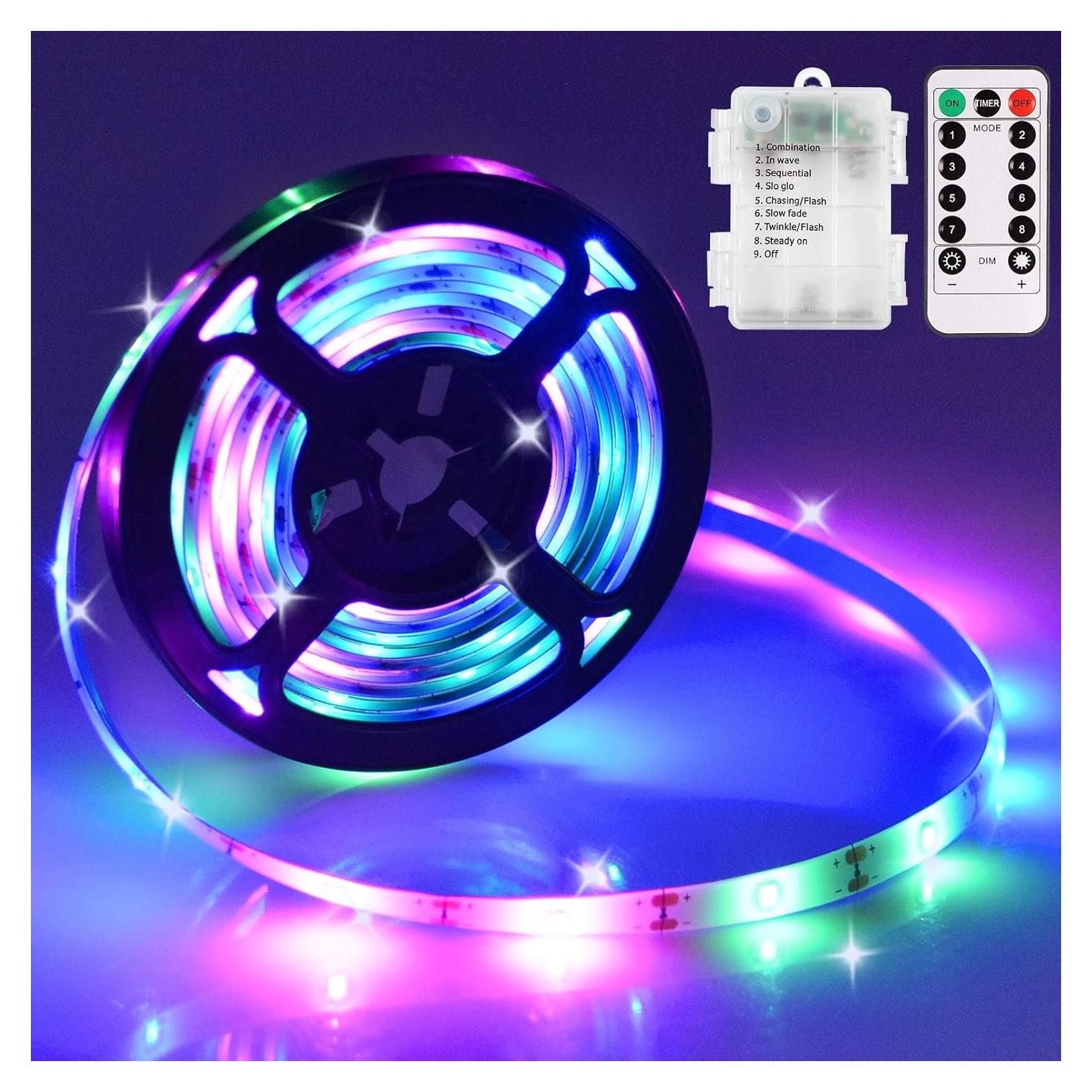 Luces de tira LED 3m SMART DIRECT con control remoto Multicolor